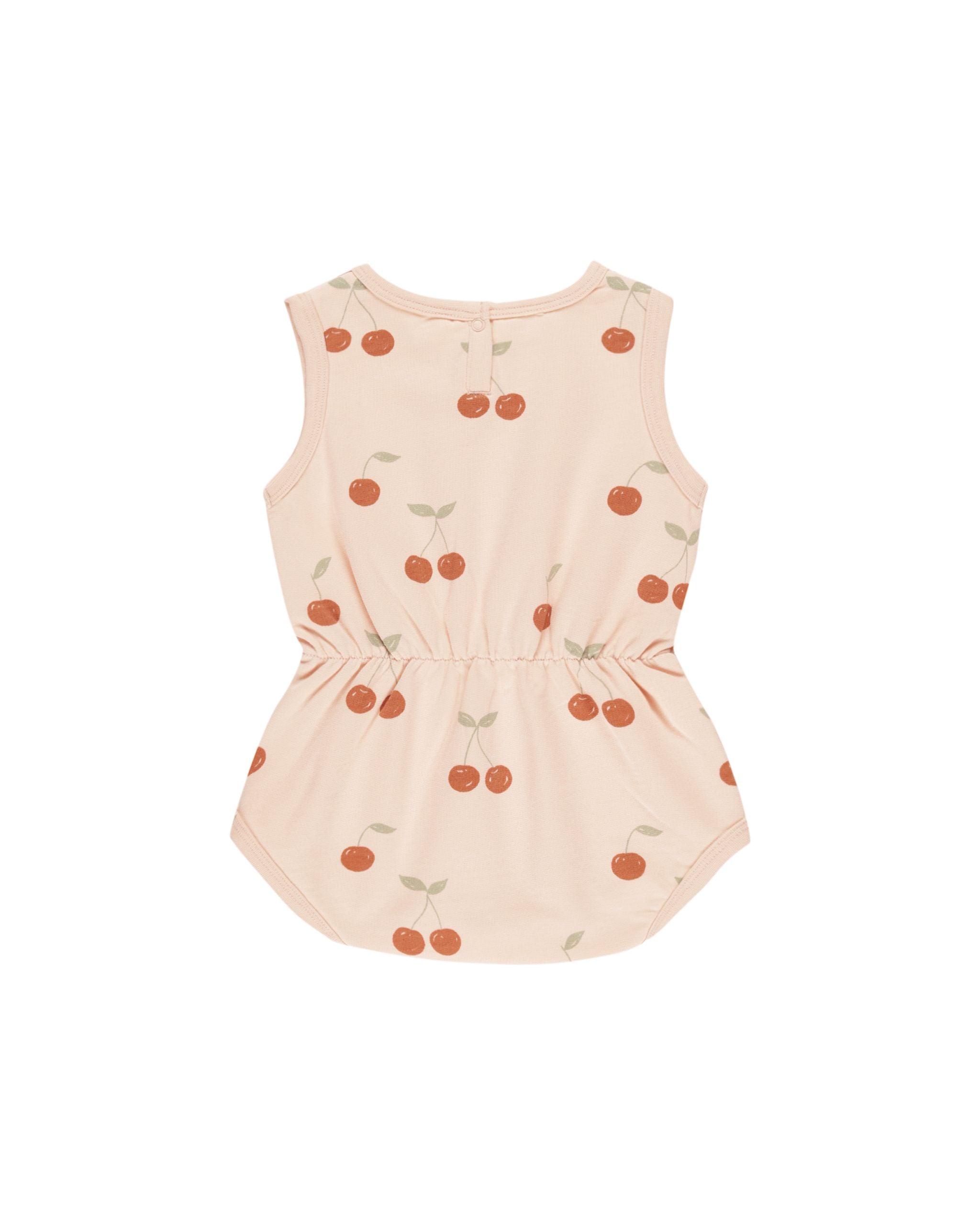 Cinch Playsuit - Cherries - Twinkle Twinkle Little One