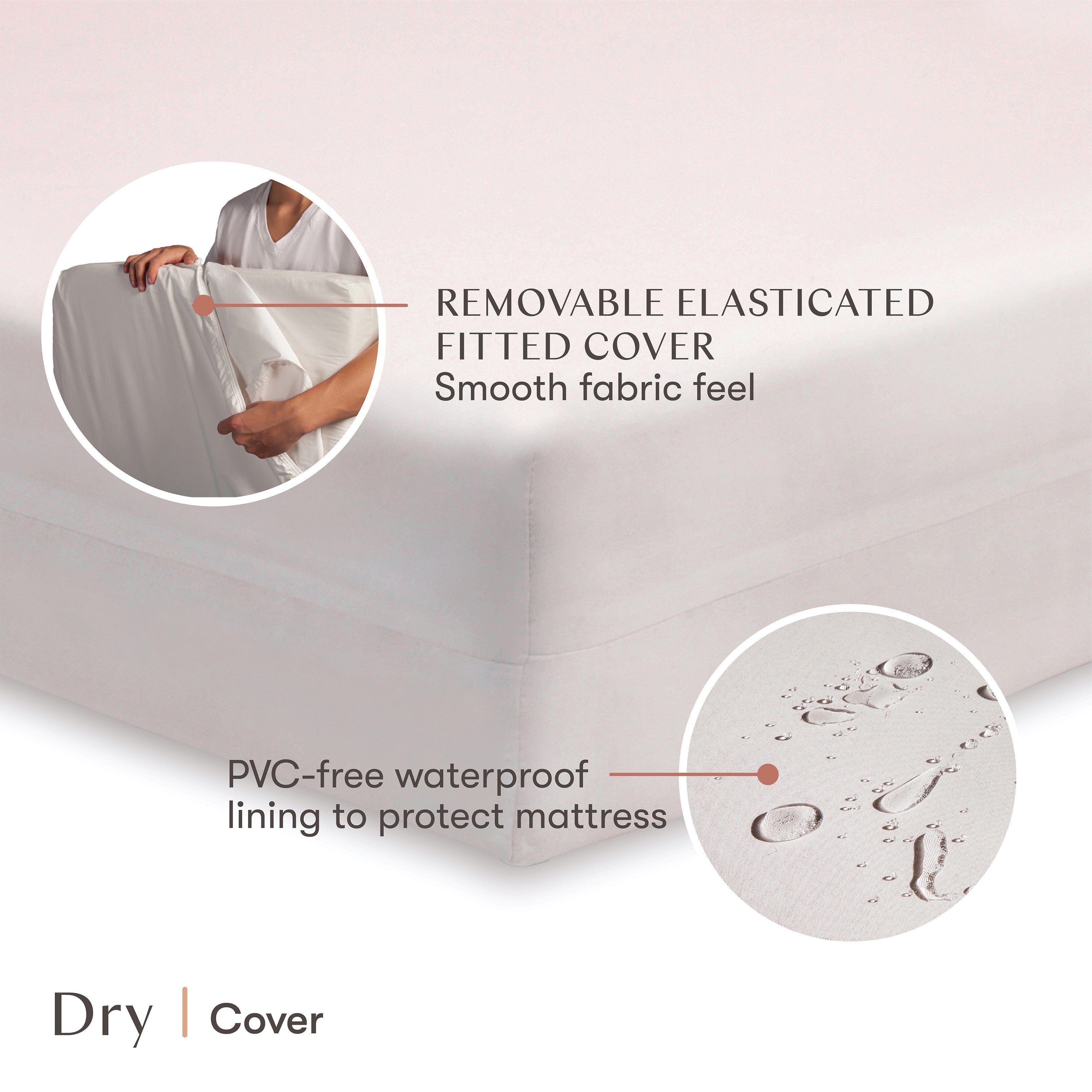 M5322BB,Babyletto,Pure Core Non-Toxic Crib Mattress w/Dry Waterproof Cover
