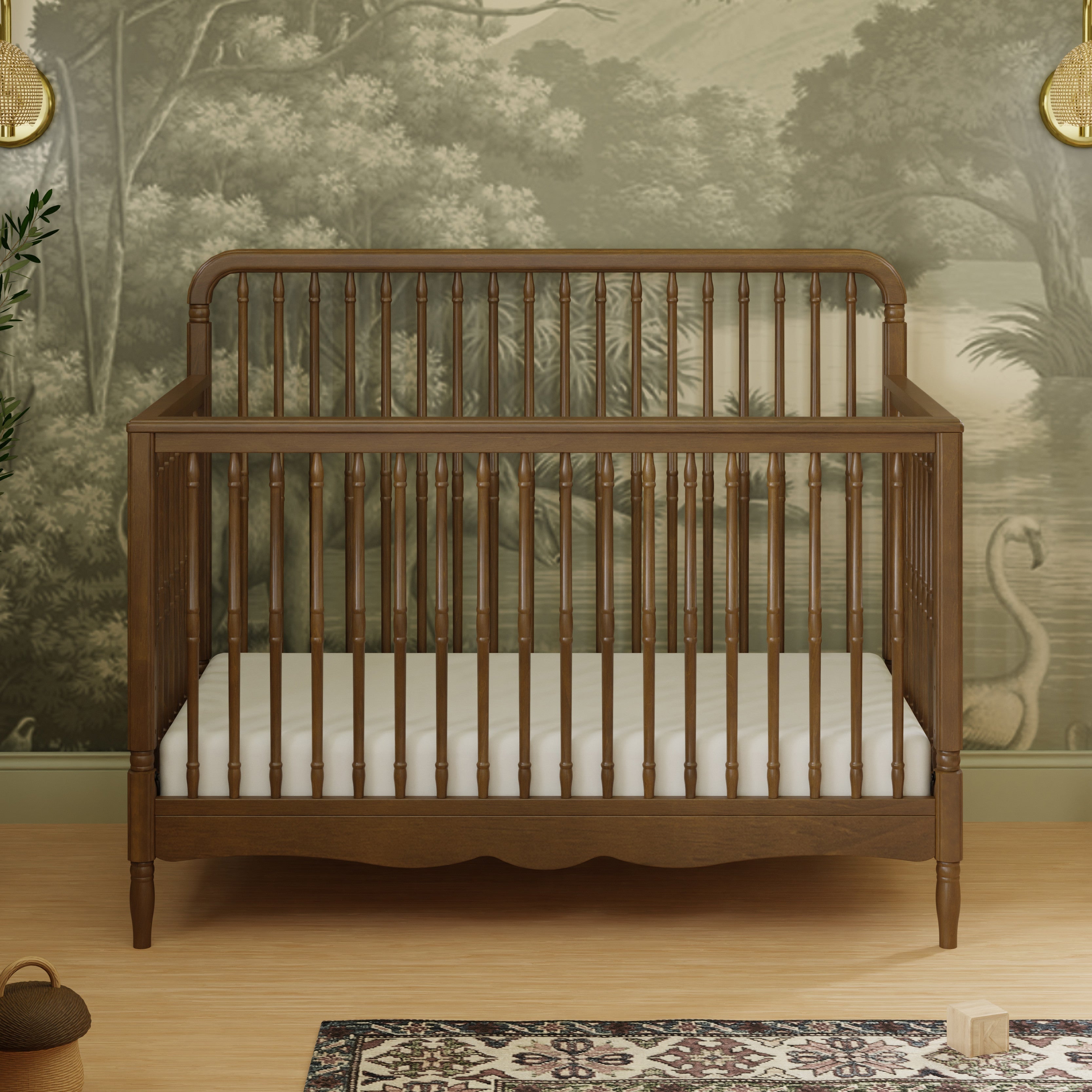 Namesake Liberty 4-in-1 Convertible Spindle Crib - Twinkle Twinkle Little One
