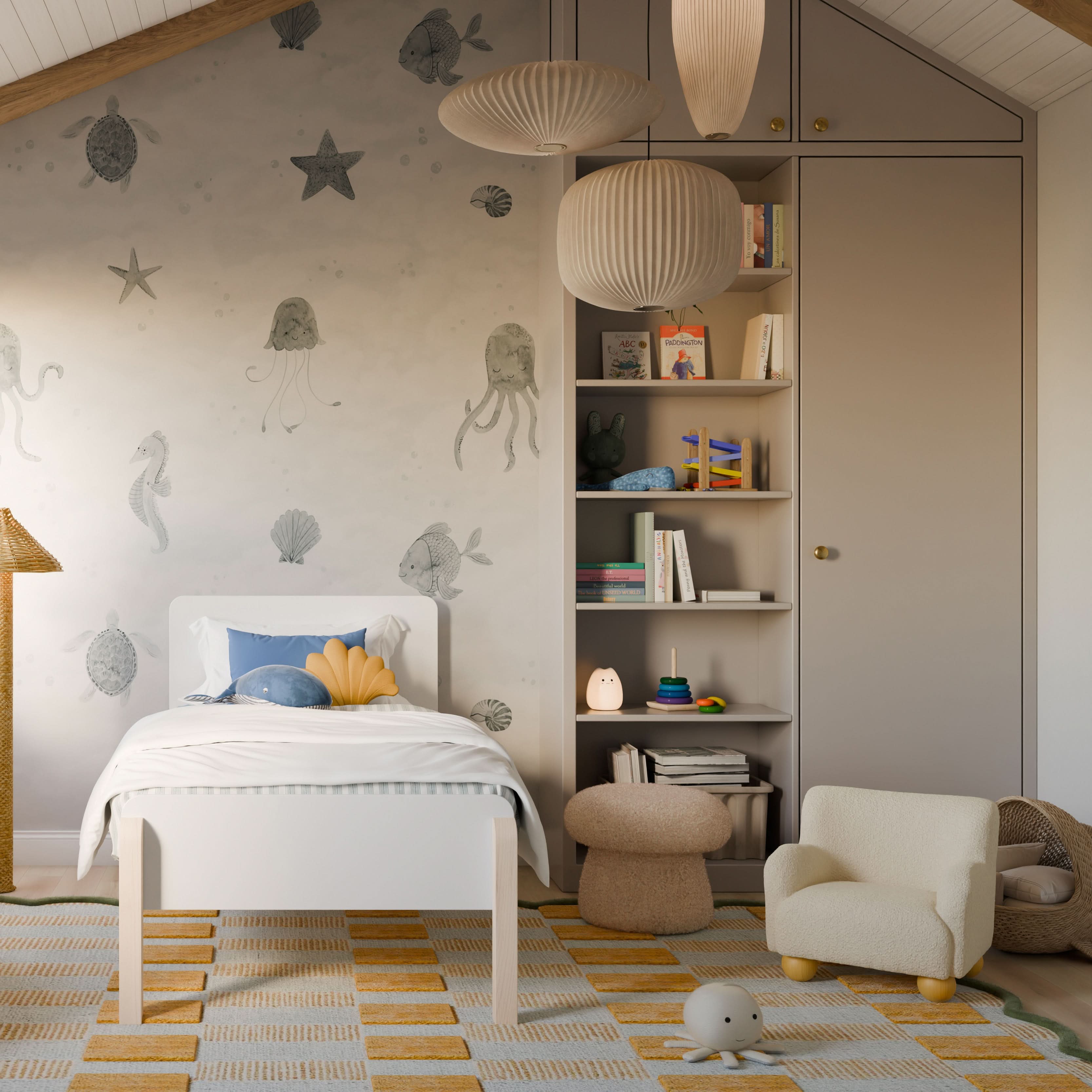 Babyletto Swoops Kids Chair - Twinkle Twinkle Little One