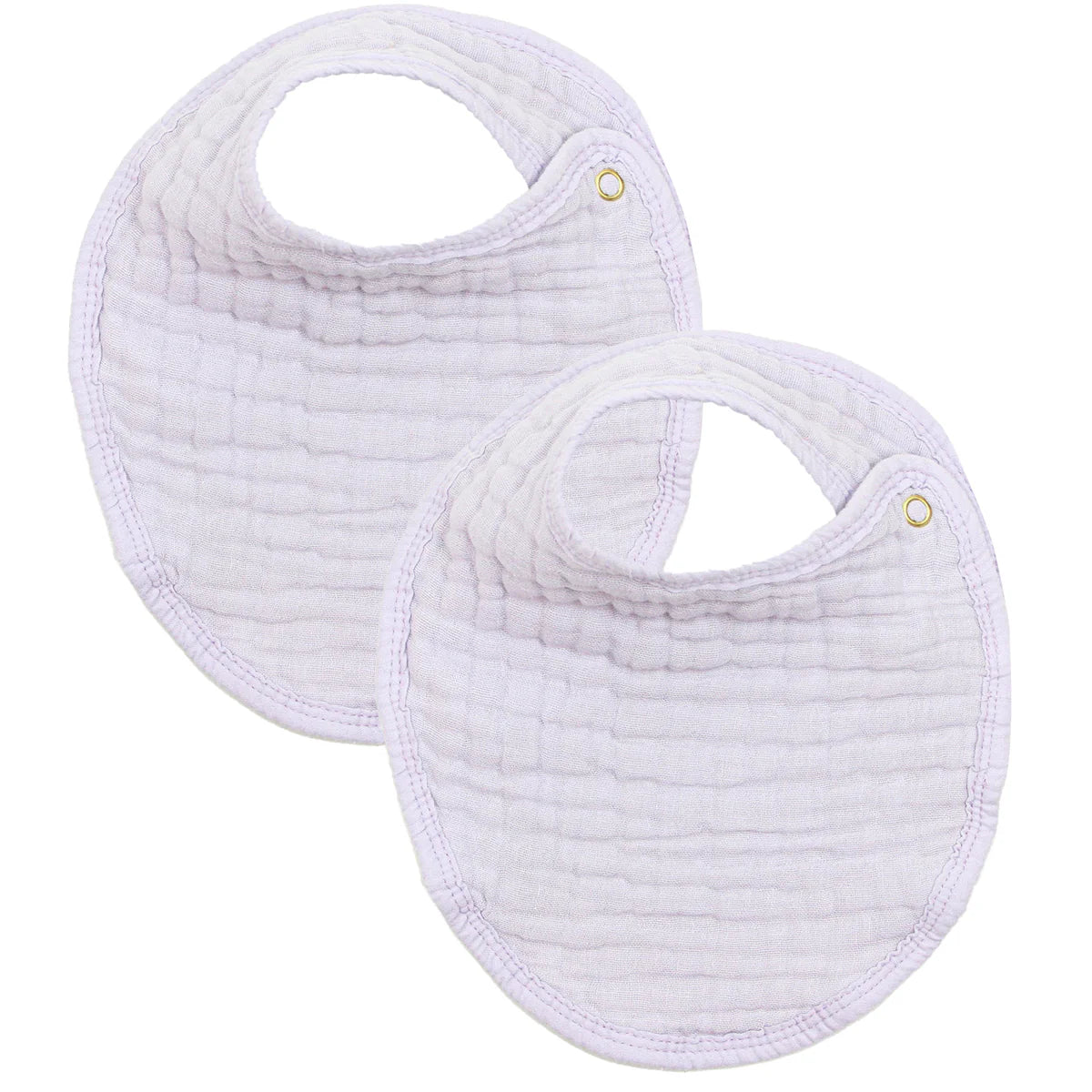 Lou Lou & Company Solid Cloud Muslin Bib 2 Pack - Twinkle Twinkle Little One