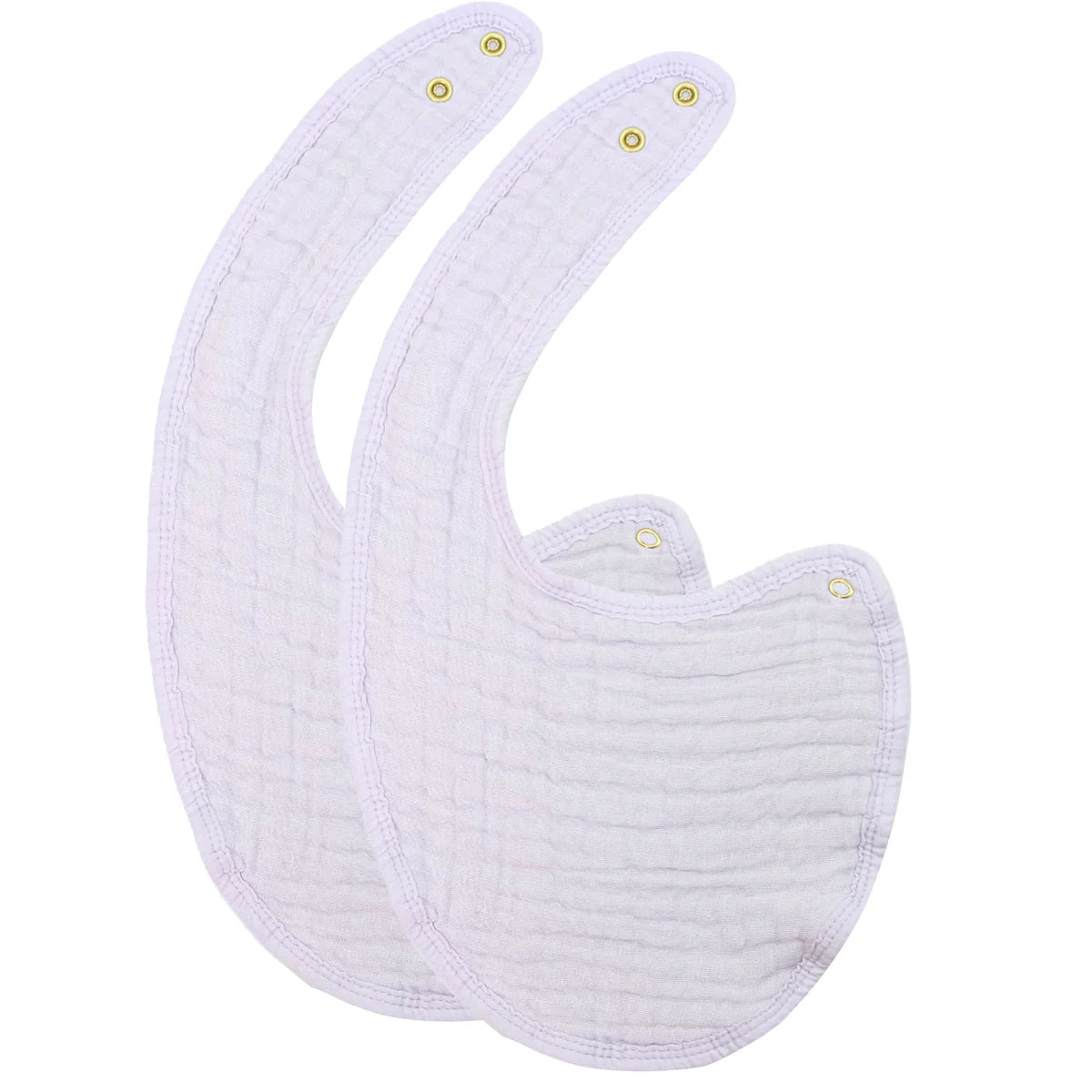 Lou Lou & Company Solid Cloud Muslin Bib 2 Pack - Twinkle Twinkle Little One