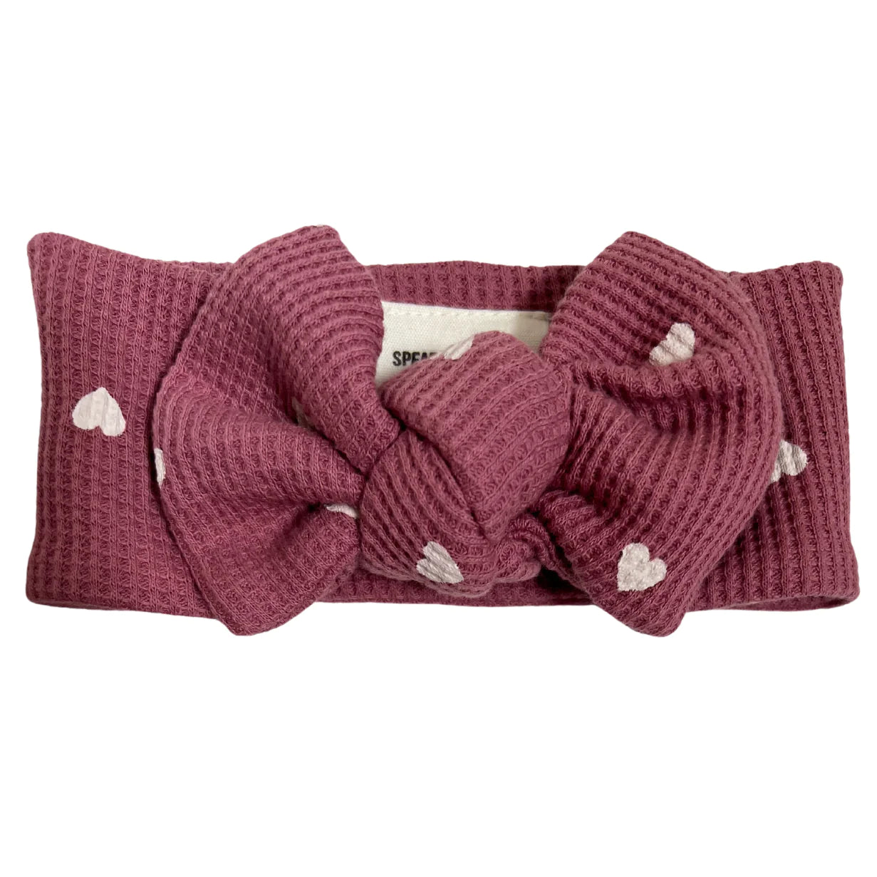 Organic Waffle Knot Bow Headband - Twinkle Twinkle Little One