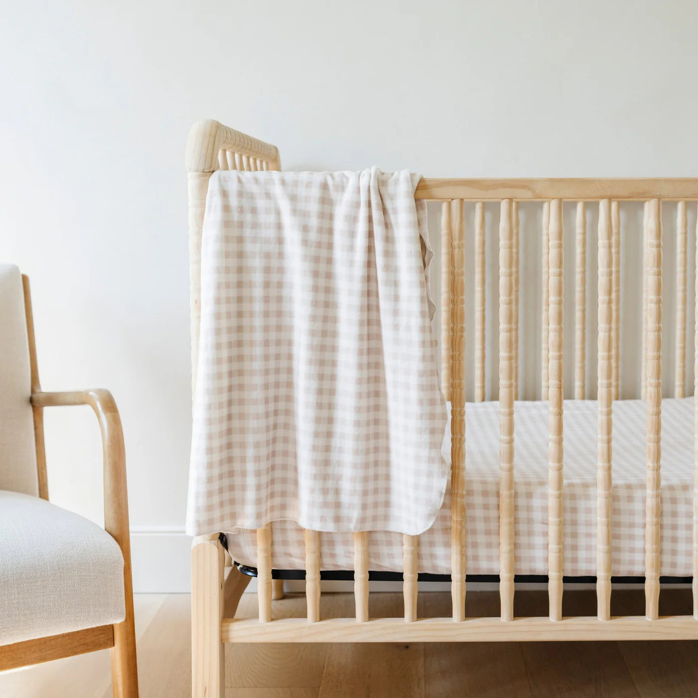 Minky Stretch Luxe Swaddle Blanket - Twinkle Twinkle Little One