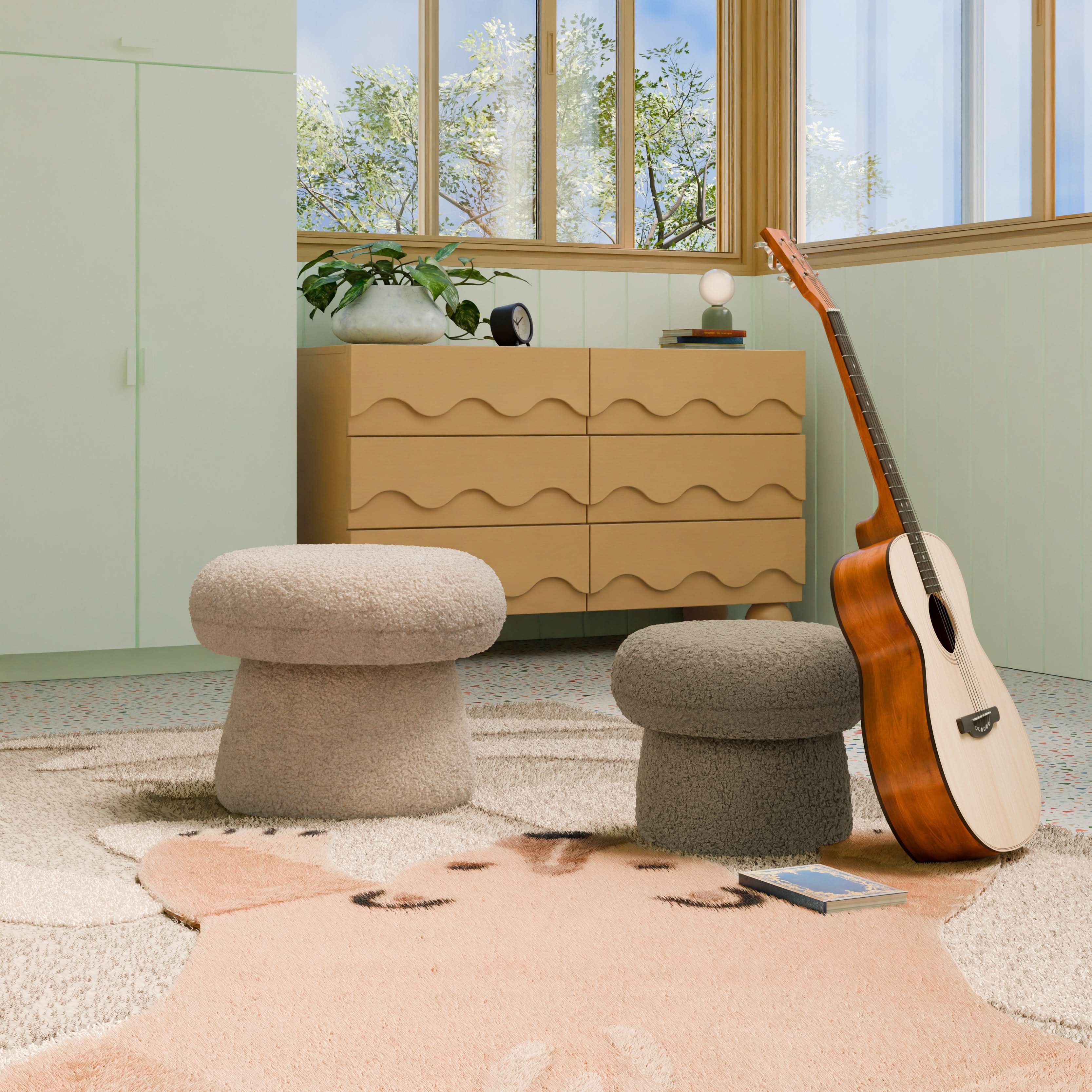 Babyletto Mini Mushroom Pouf