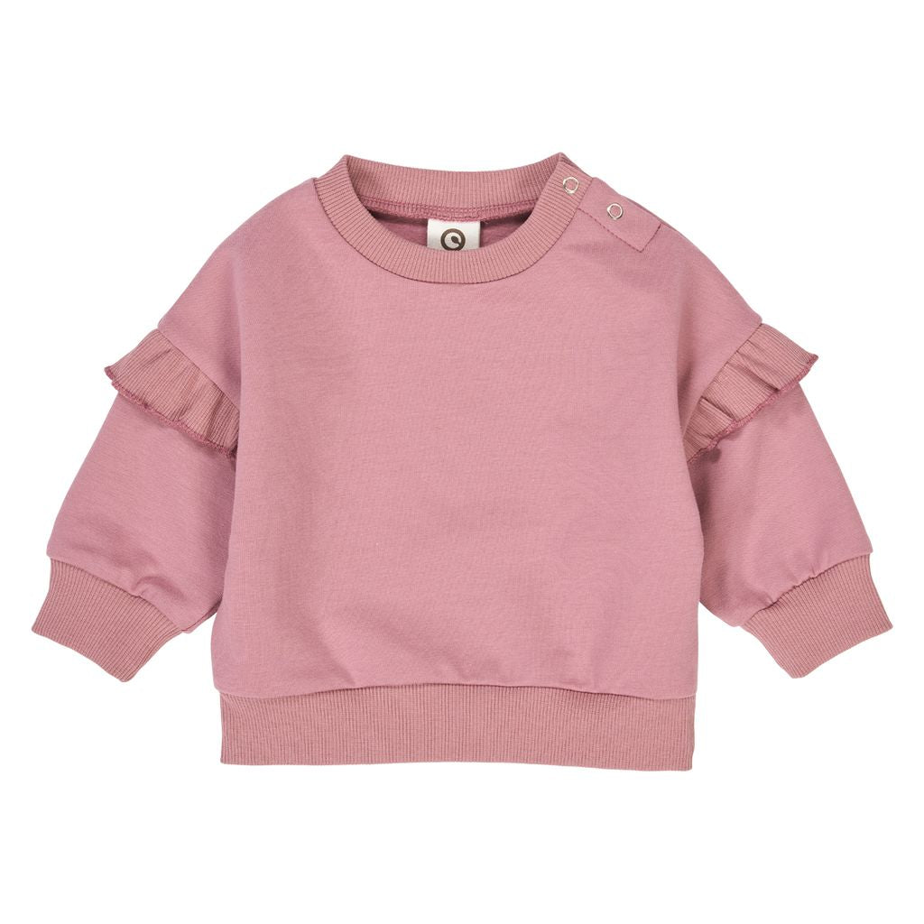 Cozy Me Frill Sweatshirt - Nostalgia Rose - Twinkle Twinkle Little One