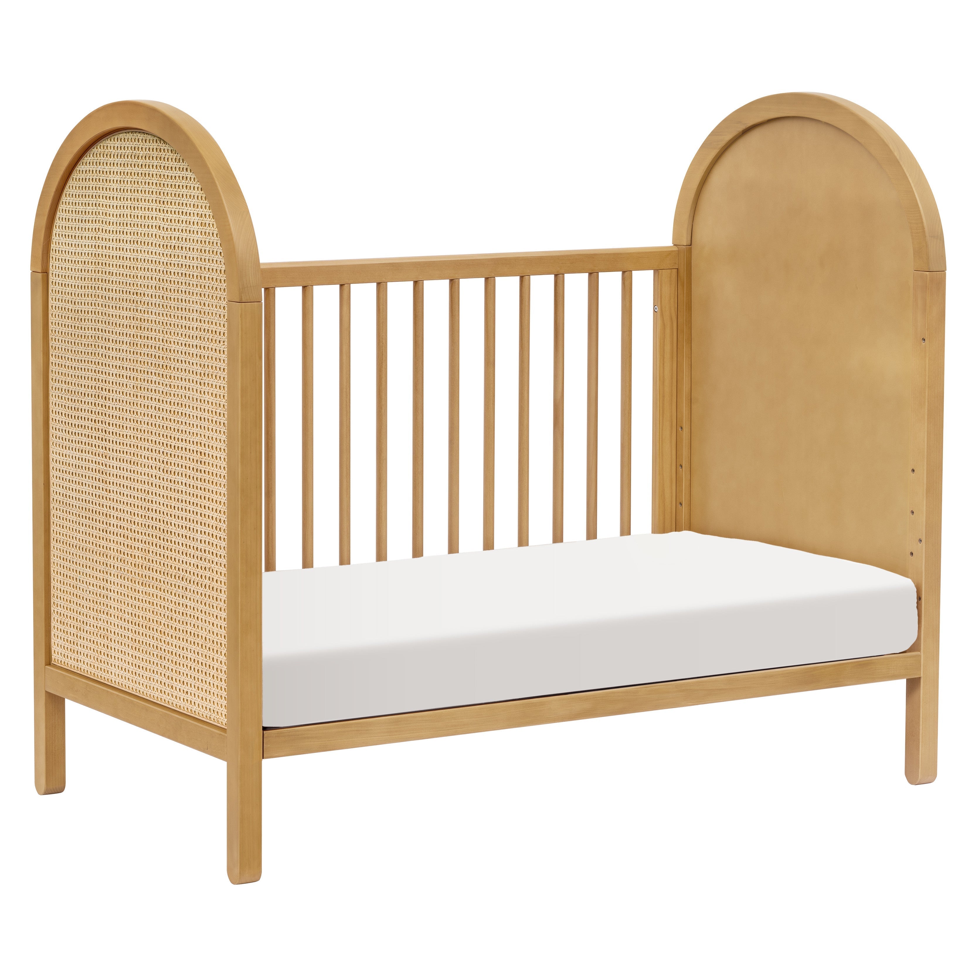 Babyletto Bondi Cane 3-in-1 Convertible Crib with Toddler Bed Conversion Kit