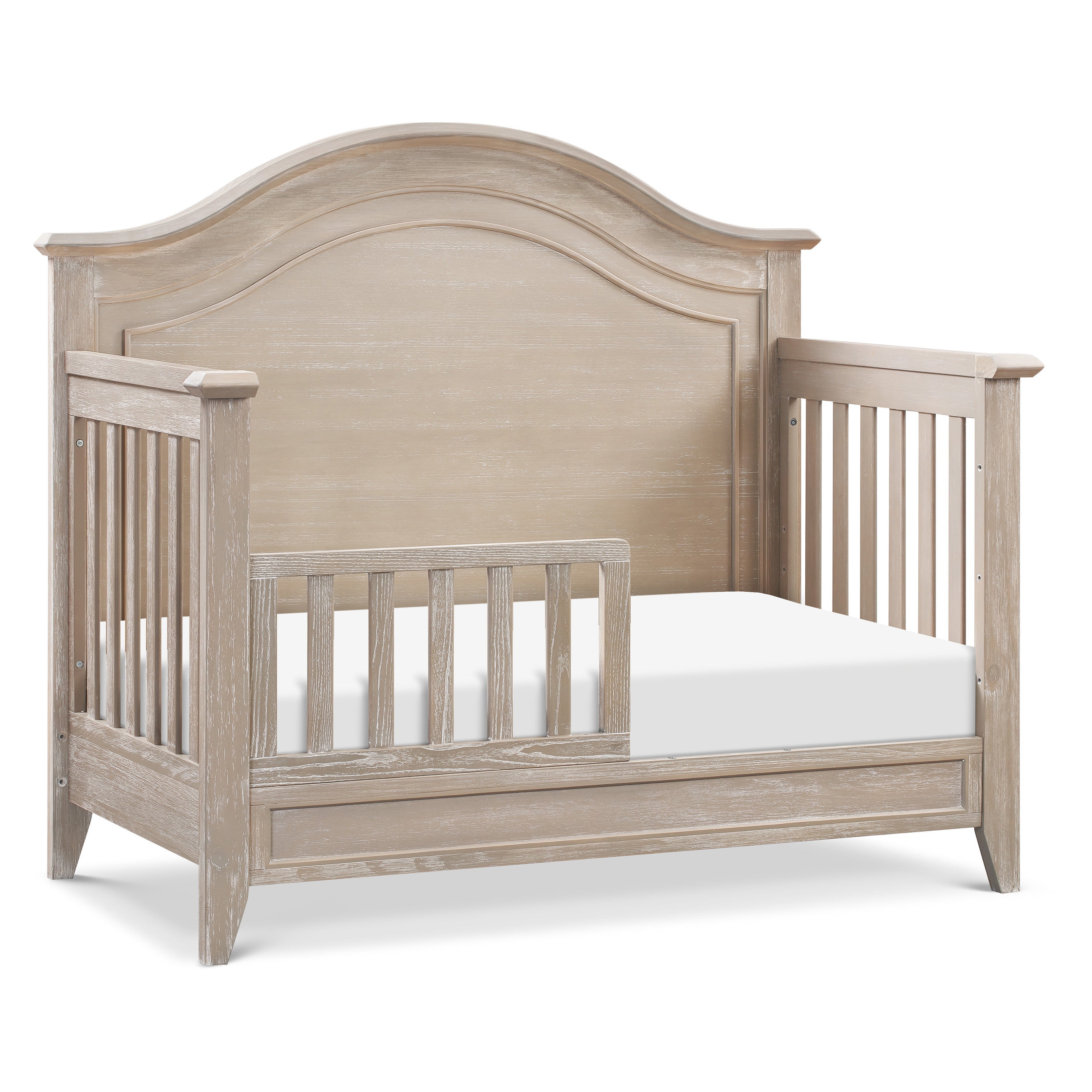 Monogram by Namesake Beckett Rustic 4-in-1 Convertible Curve Top Crib