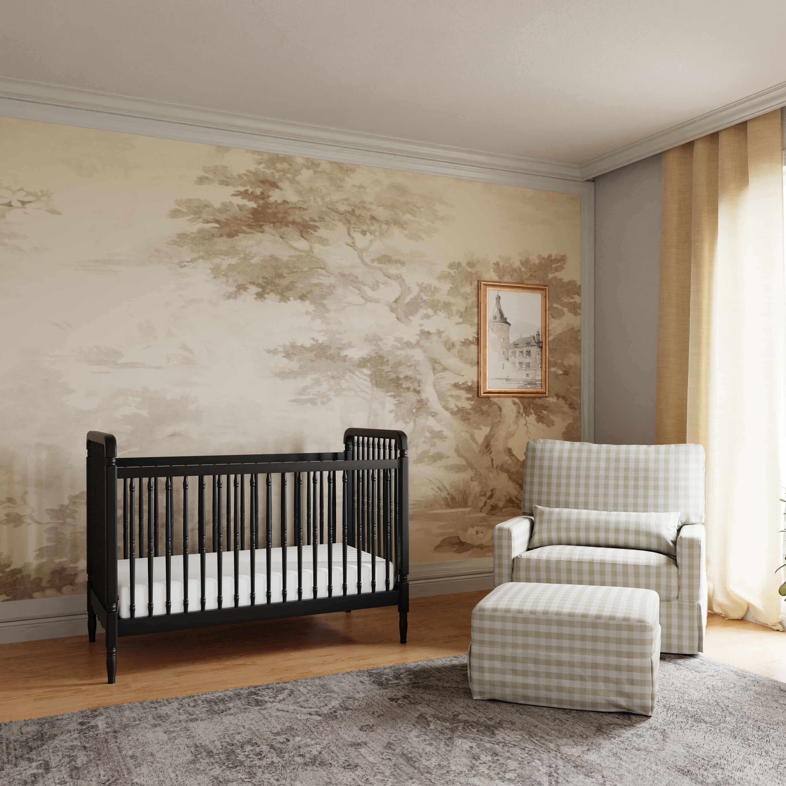 Namesake Crawford Pillowback Chair and a Half Comfort Swivel Glider - Twinkle Twinkle Little One