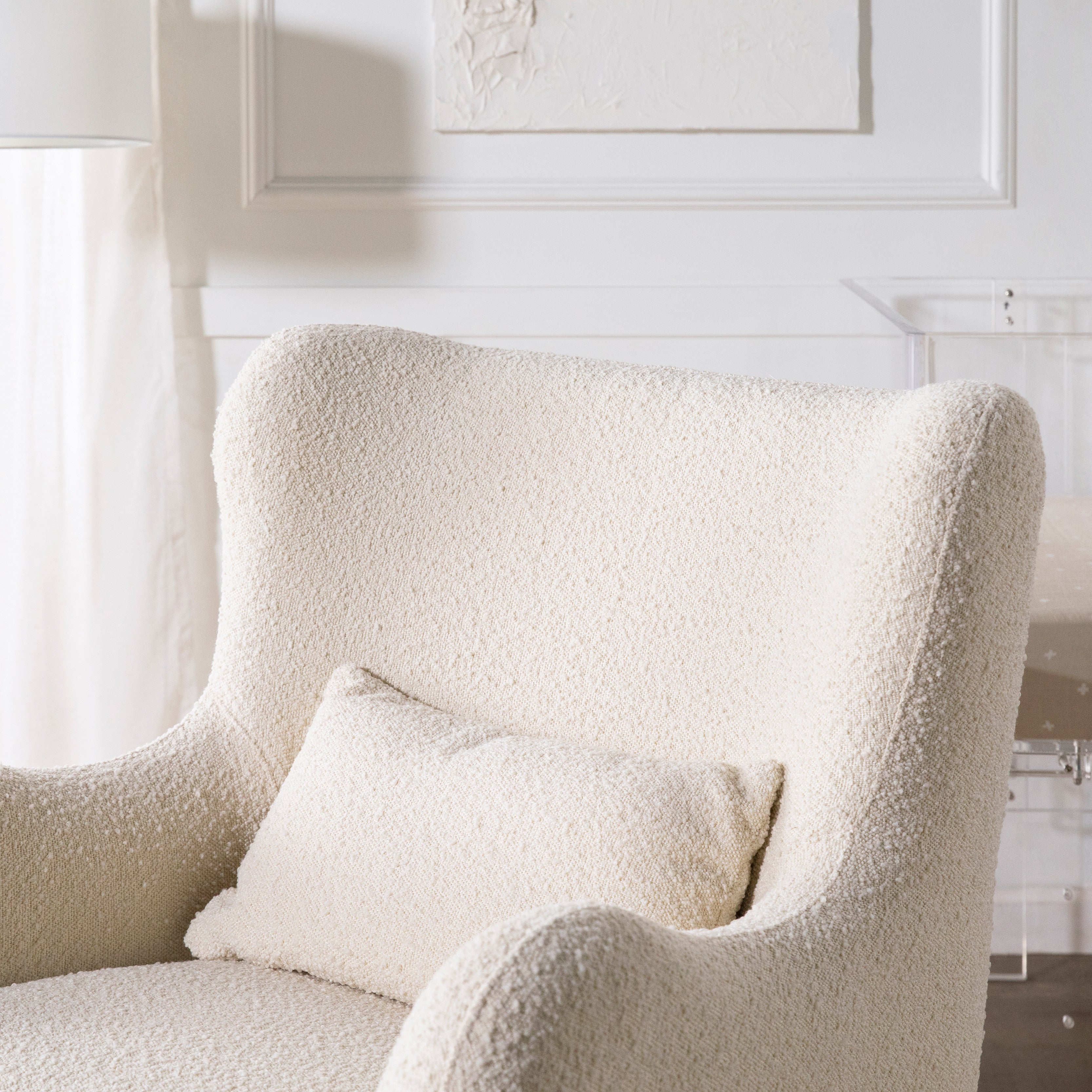 Babyletto Solstice Swivel Glider in Boucle