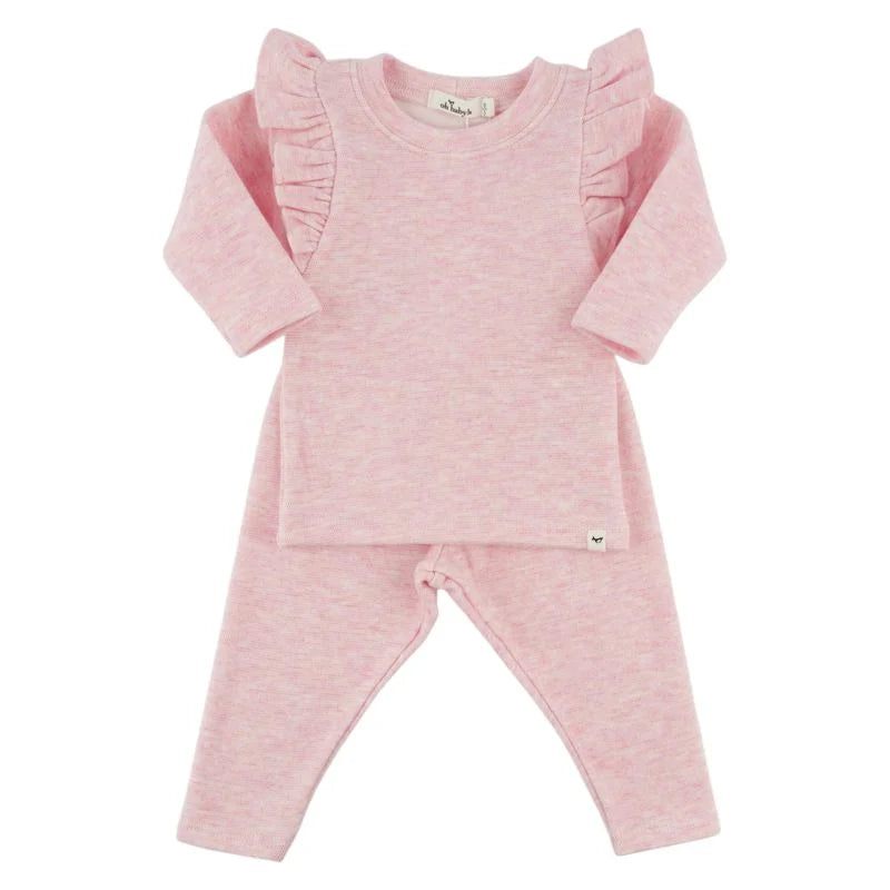 Honeycomb Millie 2 Pc Set - Pale Pink