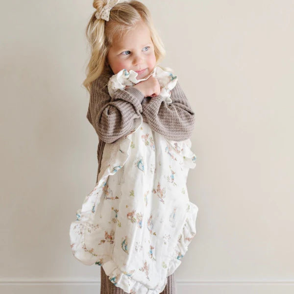PETER RABBIT BAMBOO RAYON MUSLIN/LUSH MINI BLANKETS - Twinkle Twinkle Little One