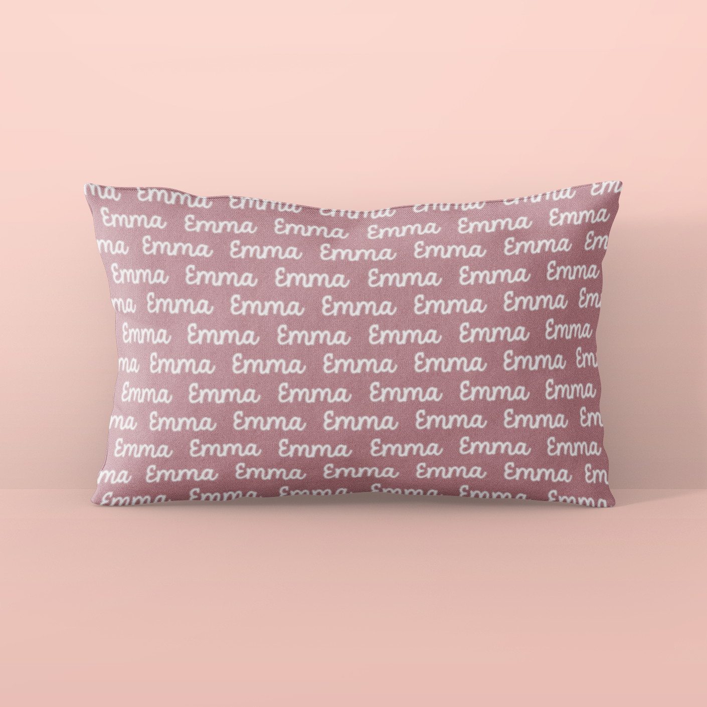Sugar + Maple Custom Pillow | Centered Name + Repeating Name - Twinkle Twinkle Little One