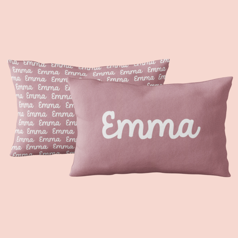 Sugar + Maple Custom Pillow | Centered Name + Repeating Name - Twinkle Twinkle Little One