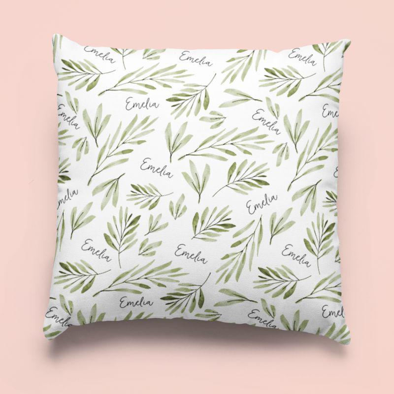 Sugar + Maple Custom Pillow | Olive Branch - Twinkle Twinkle Little One