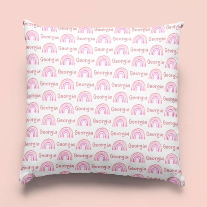 Sugar + Maple Custom Pillow | Rainbows - Twinkle Twinkle Little One