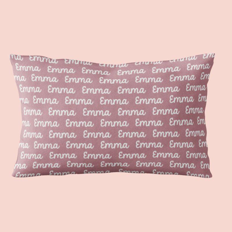 Sugar + Maple Custom Pillow | Repeating Name - Twinkle Twinkle Little One