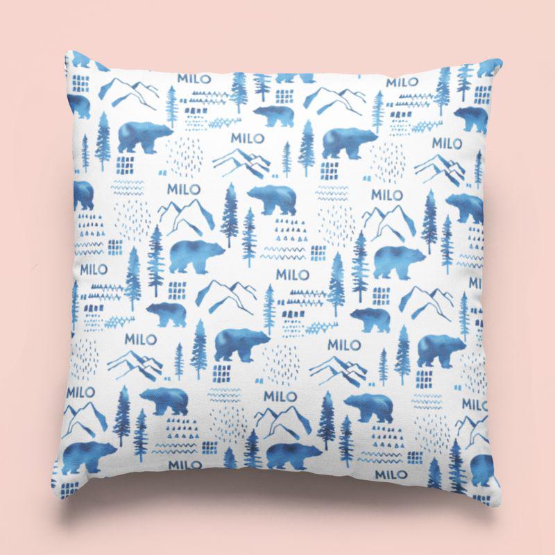 Sugar + Maple Custom Pillow | Woodland - Twinkle Twinkle Little One