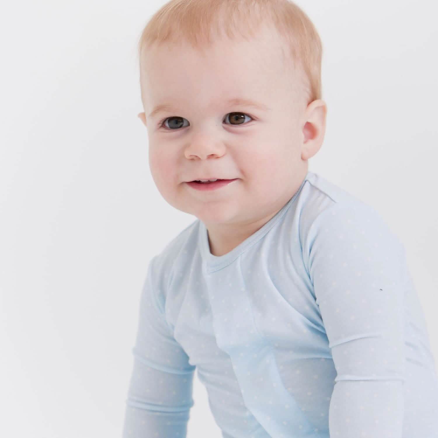 Pin Dot Blue Magnetic Footie - Twinkle Twinkle Little One