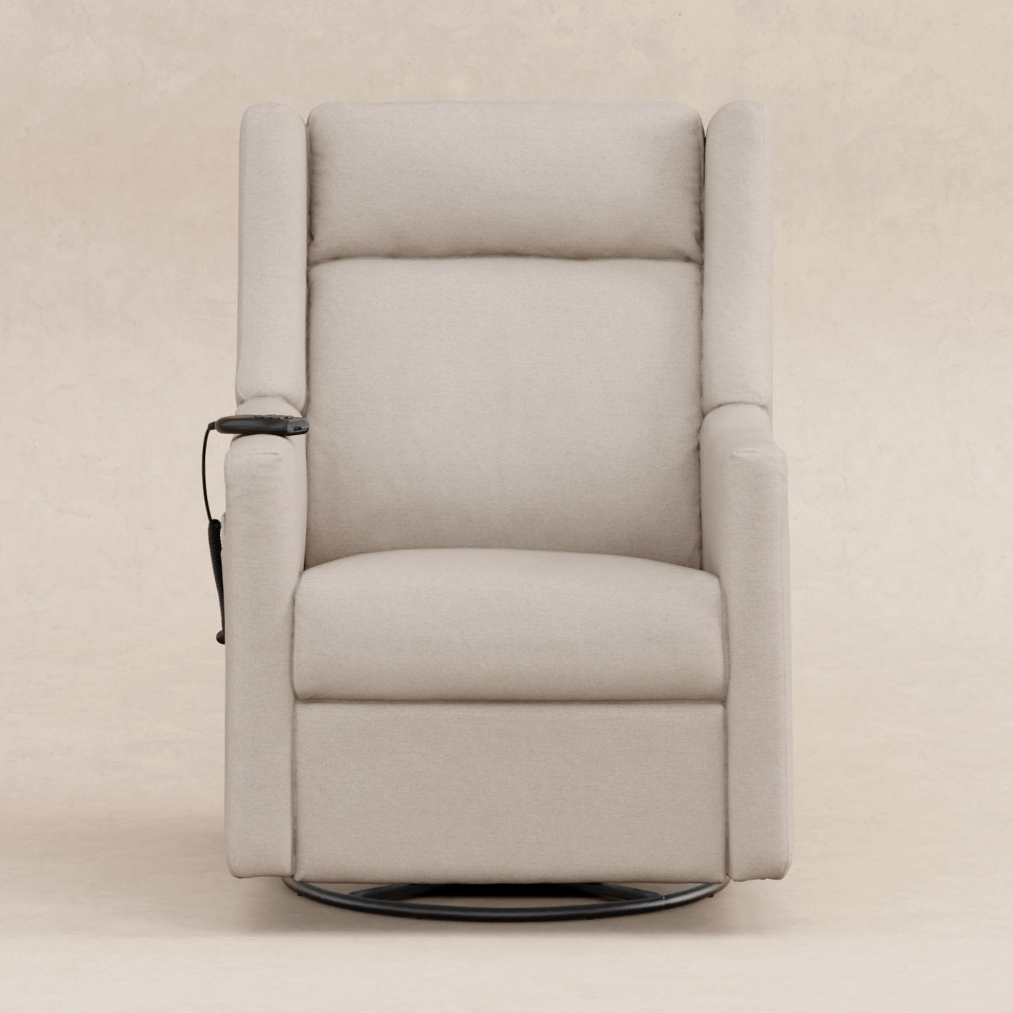 Babyletto Kiwi Deluxe Power Recliner & Swivel Glider with Heat and Massage
