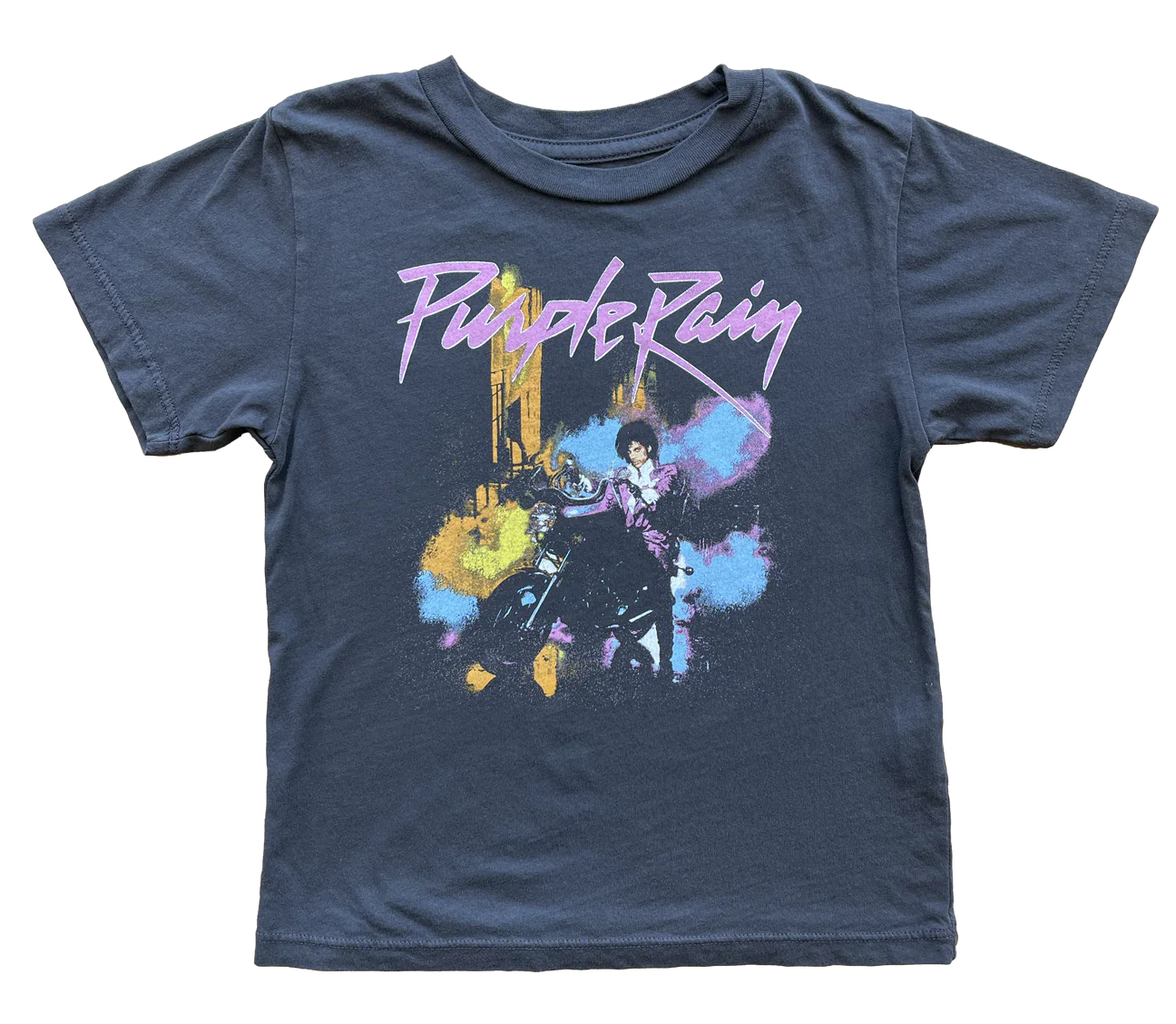 Prince Purple Rain Tee - Vintage Black - Twinkle Twinkle Little One