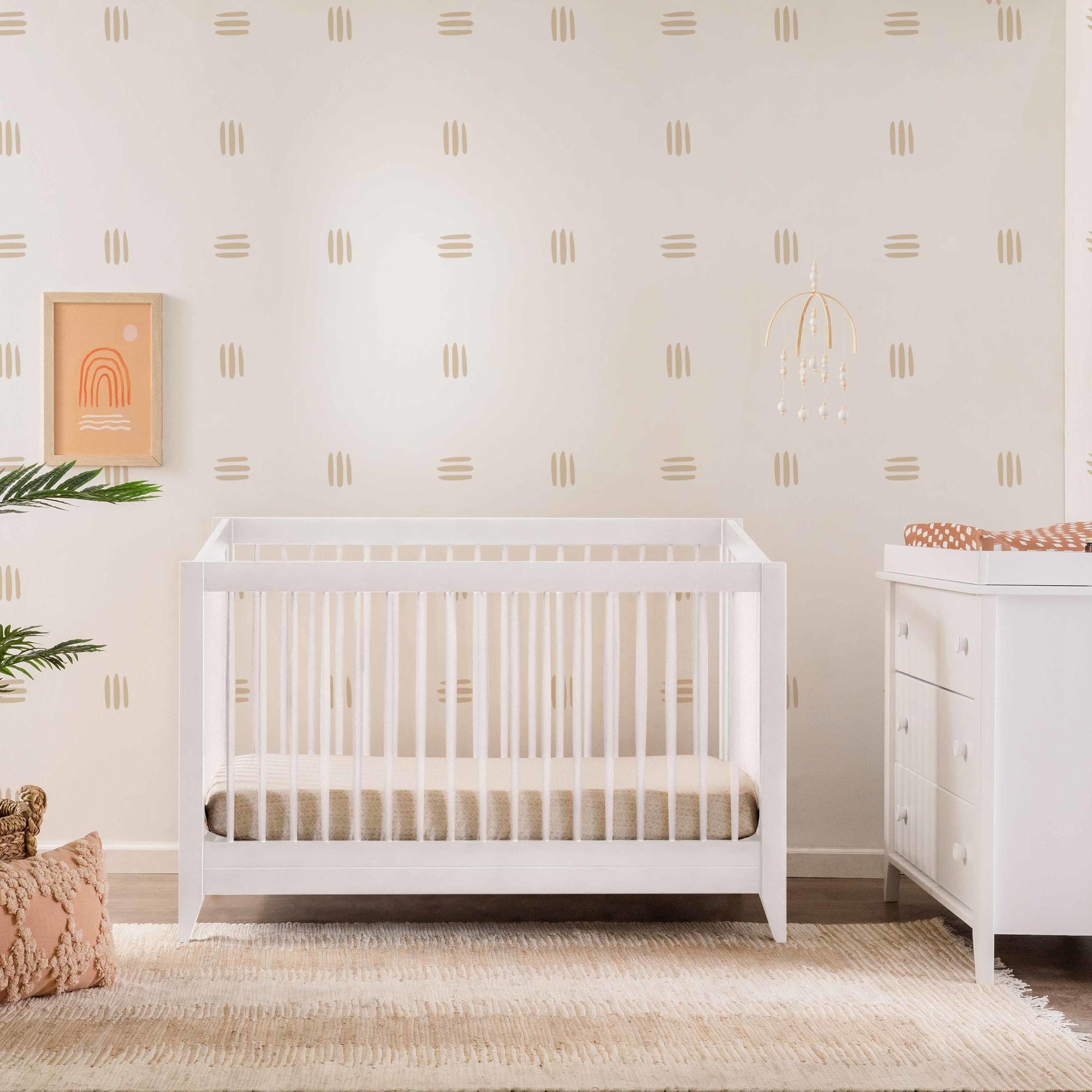Babyletto Sprout 4-in-1 Convertible Crib with Toddler Bed Conversion Kit