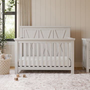Monogram by Namesake Emory Farmhouse 4-in-1 Convertible Crib - Twinkle Twinkle Little One