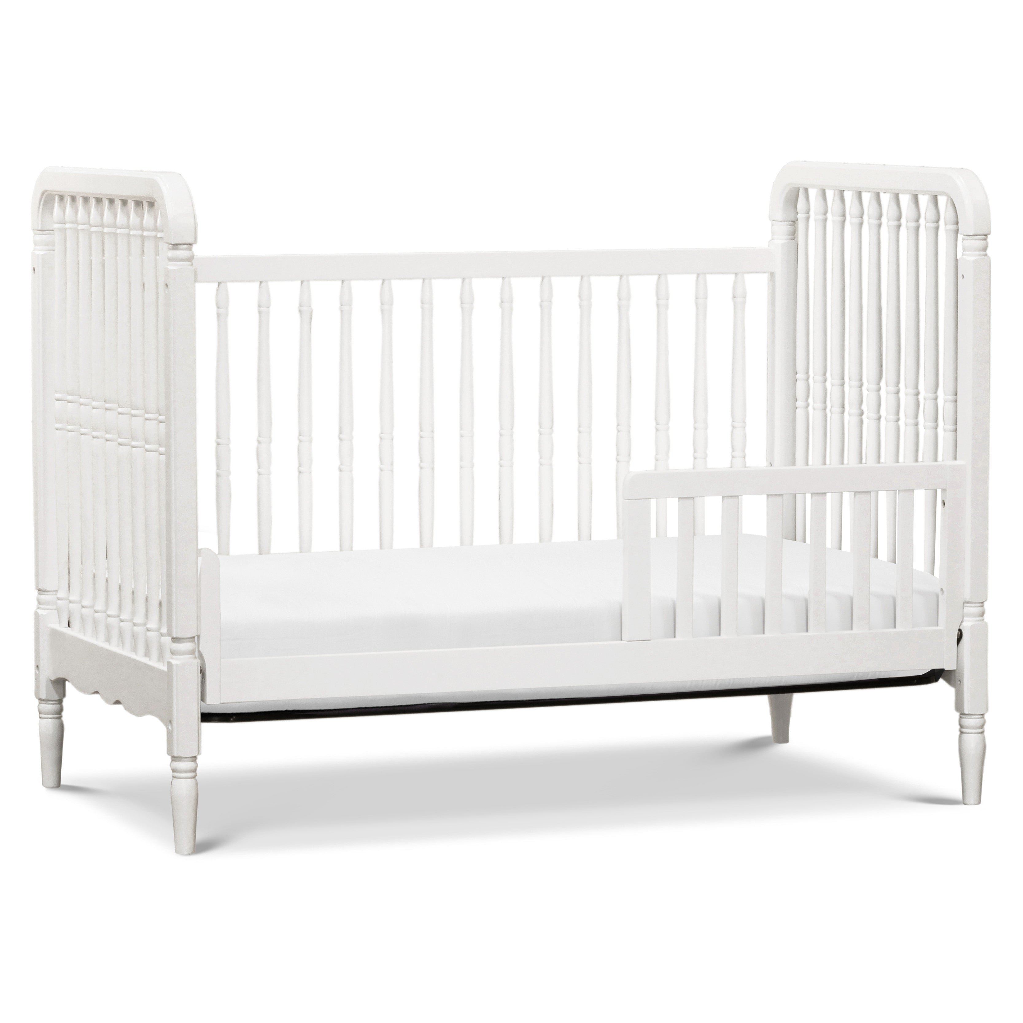 Namesake Liberty 3-in-1 Convertible Spindle Crib with Toddler Bed Conversion Kit