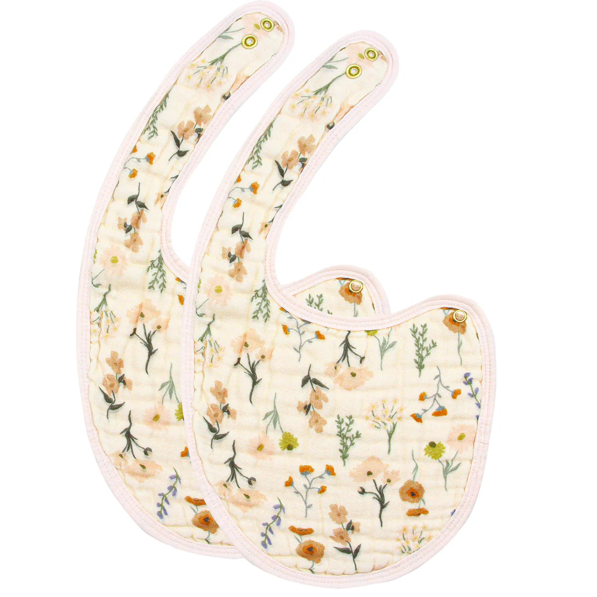 Lou Lou & Company Pattern Cloud Muslin Bib 2 Pack - Twinkle Twinkle Little One