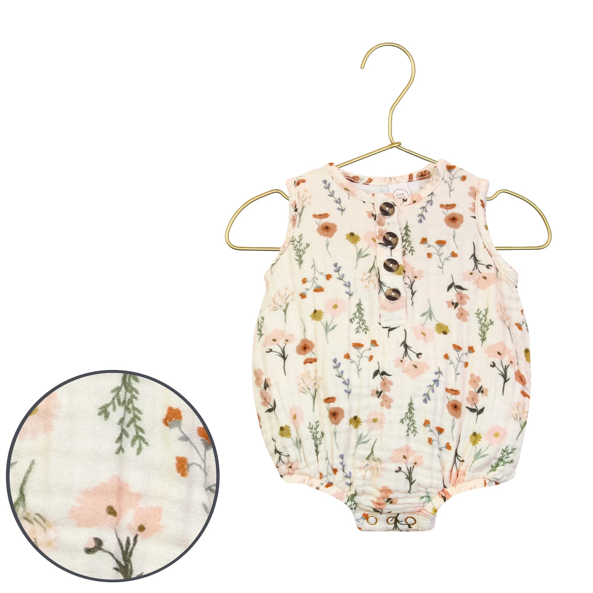 Lou Lou & Company CLOUD MUSLIN BUBBLE ROMPER - RACHEL - Twinkle Twinkle Little One