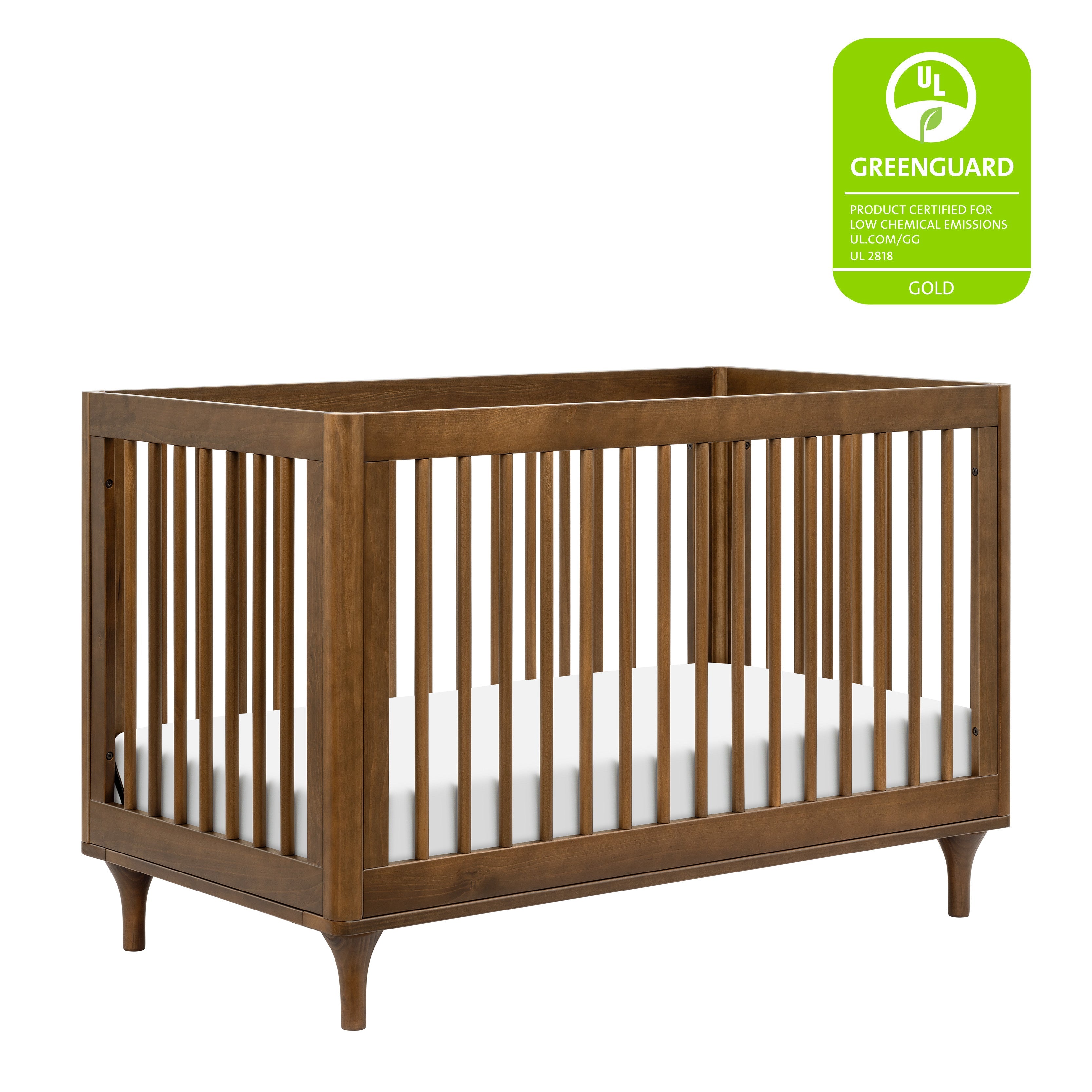 Babyletto Lolly 3-in-1 Convertible Crib with Toddler Bed Conversion Kit