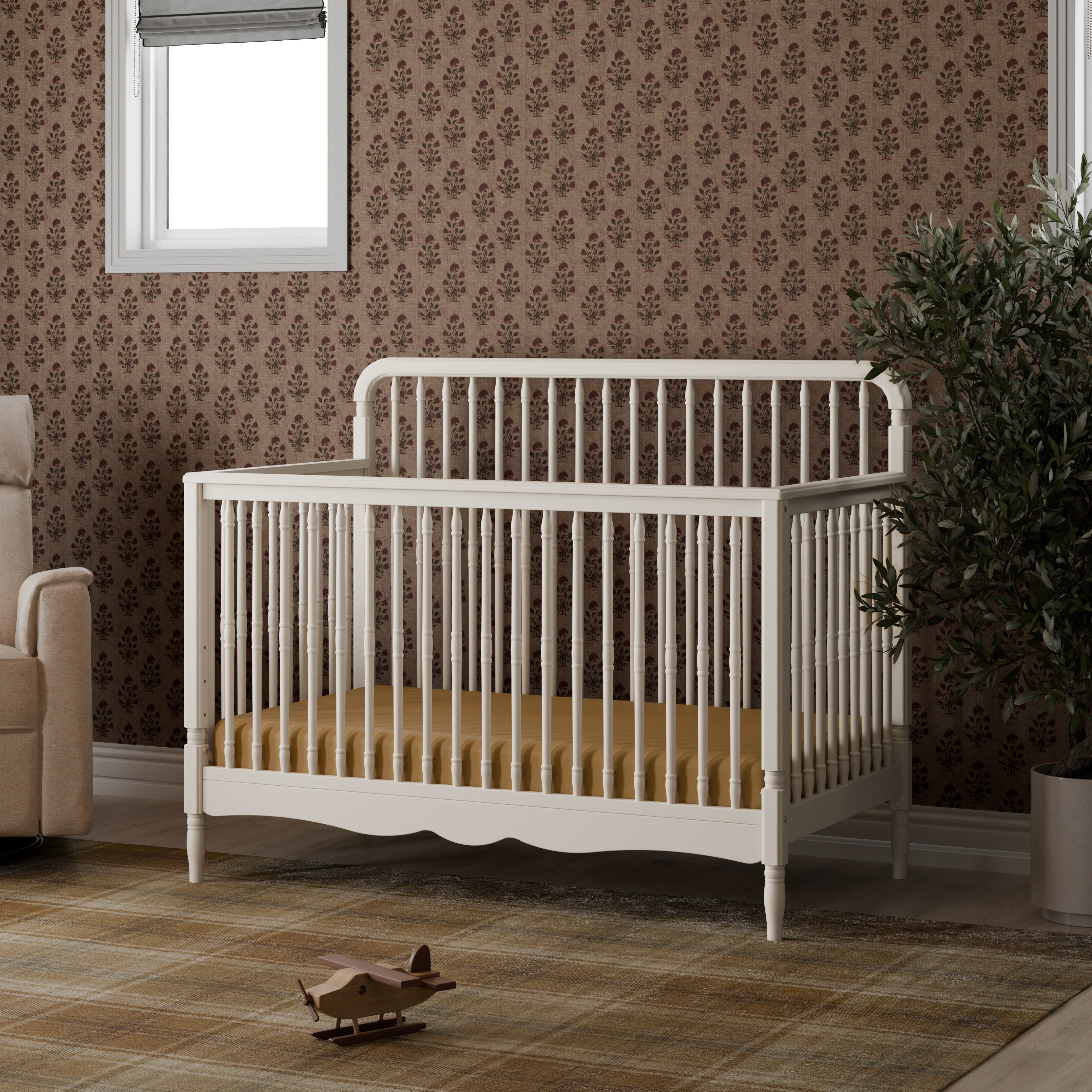 Namesake Liberty 4-in-1 Convertible Spindle Crib - Twinkle Twinkle Little One