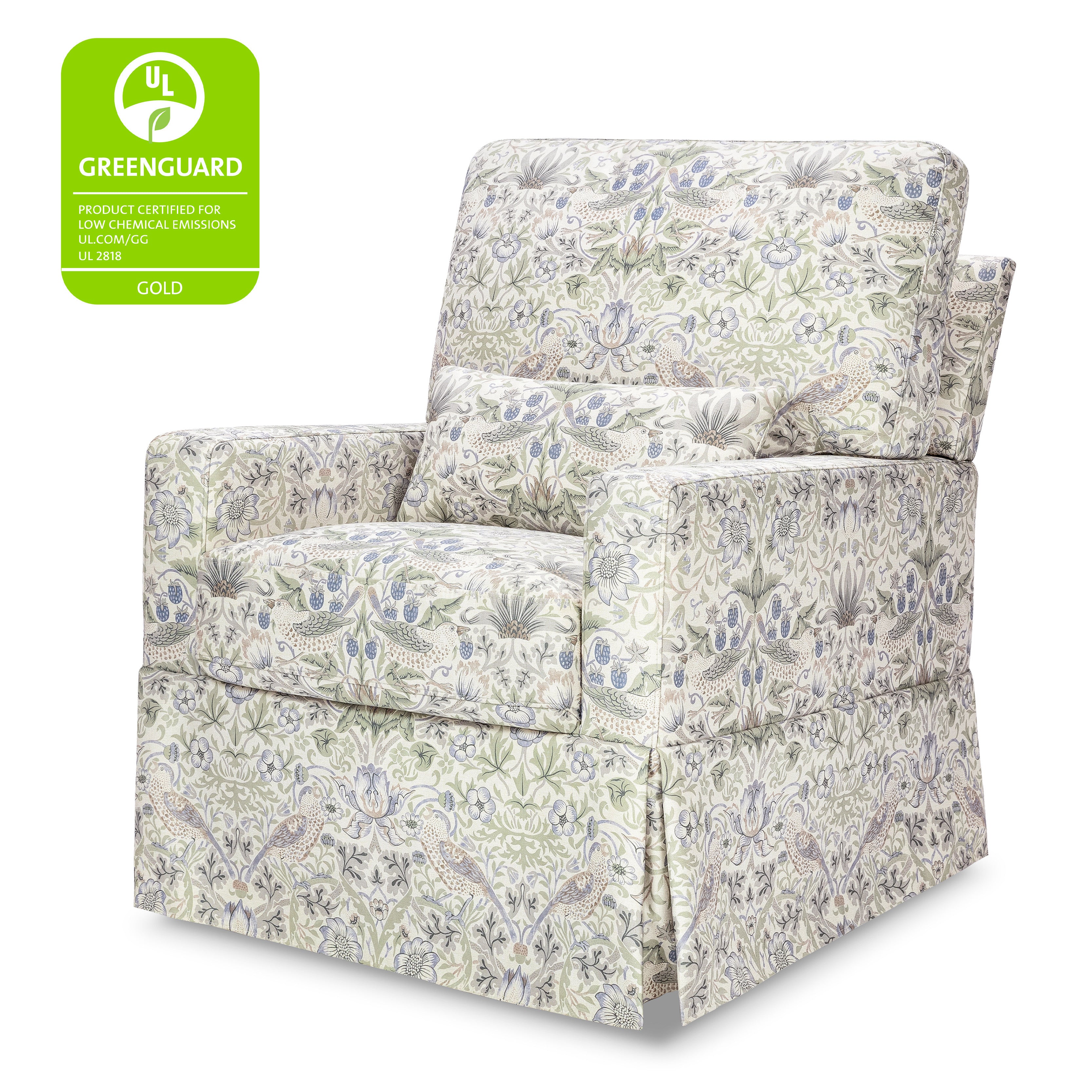 Morris & Co. x Namesake Crawford Pillowback Comfort Swivel Glider