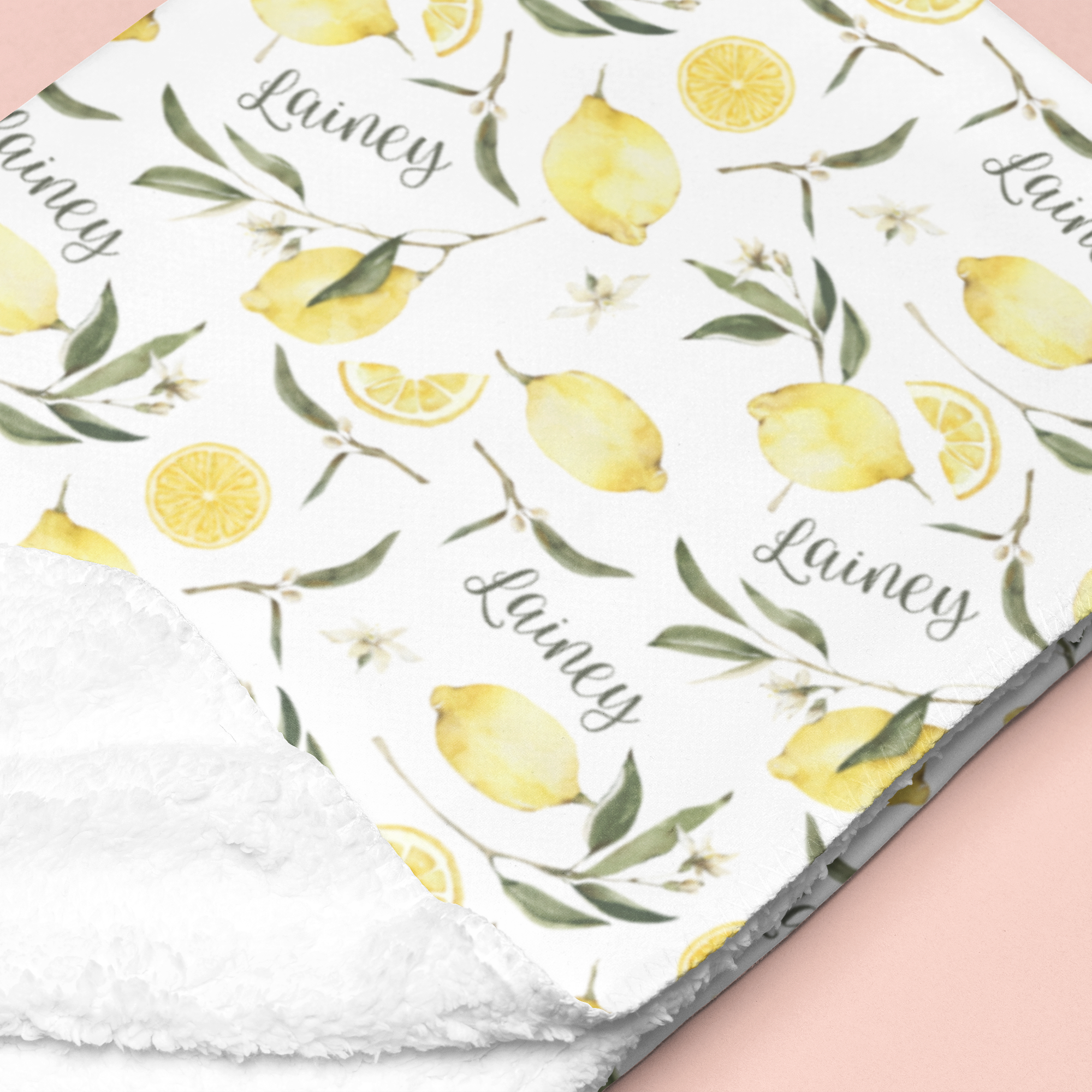 Sugar + Maple Sherpa-Lined Personalized Blanket | Easy Peezy - Twinkle Twinkle Little One