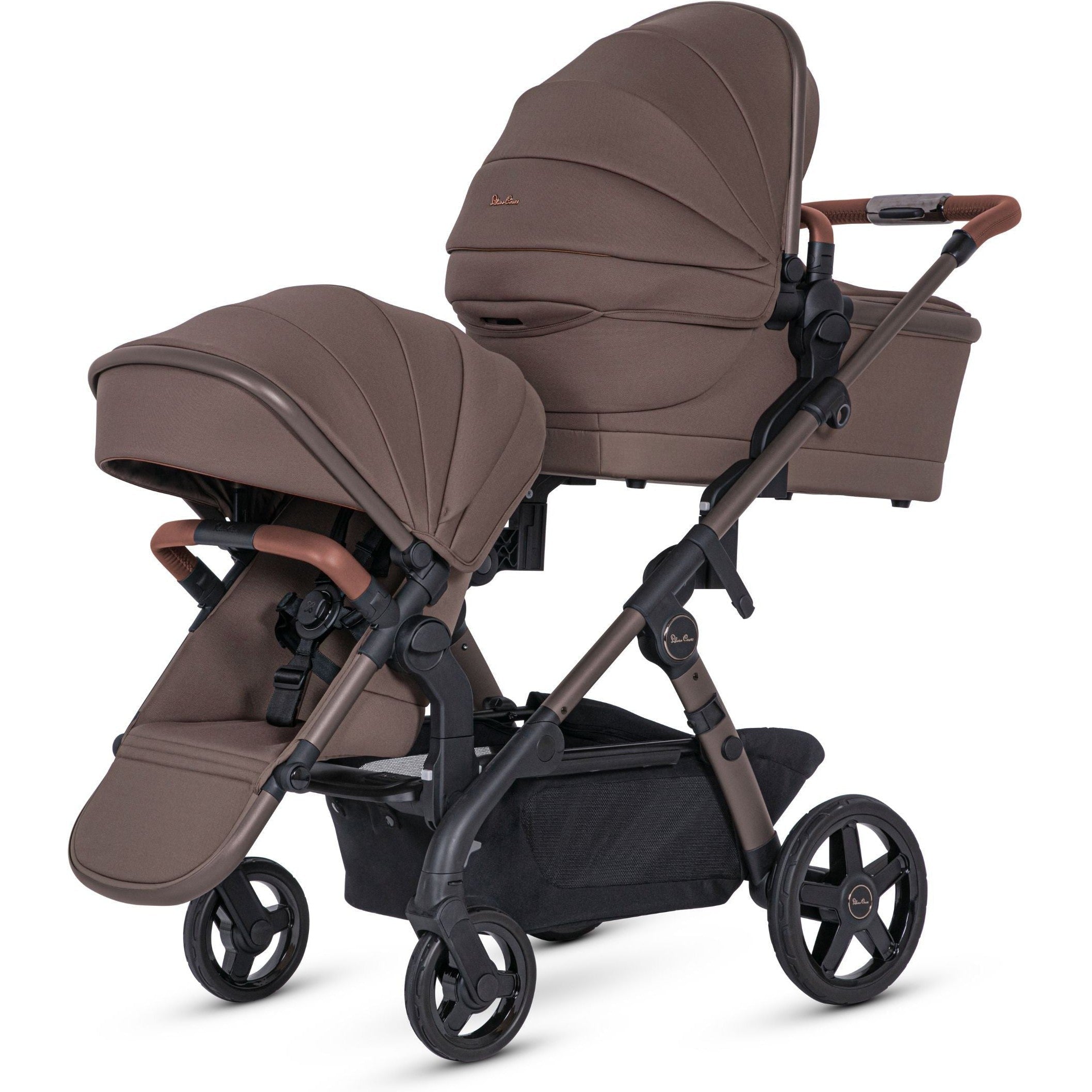 Silver Cross Wave 3 Single-to-Double Stroller - Twinkle Twinkle Little One
