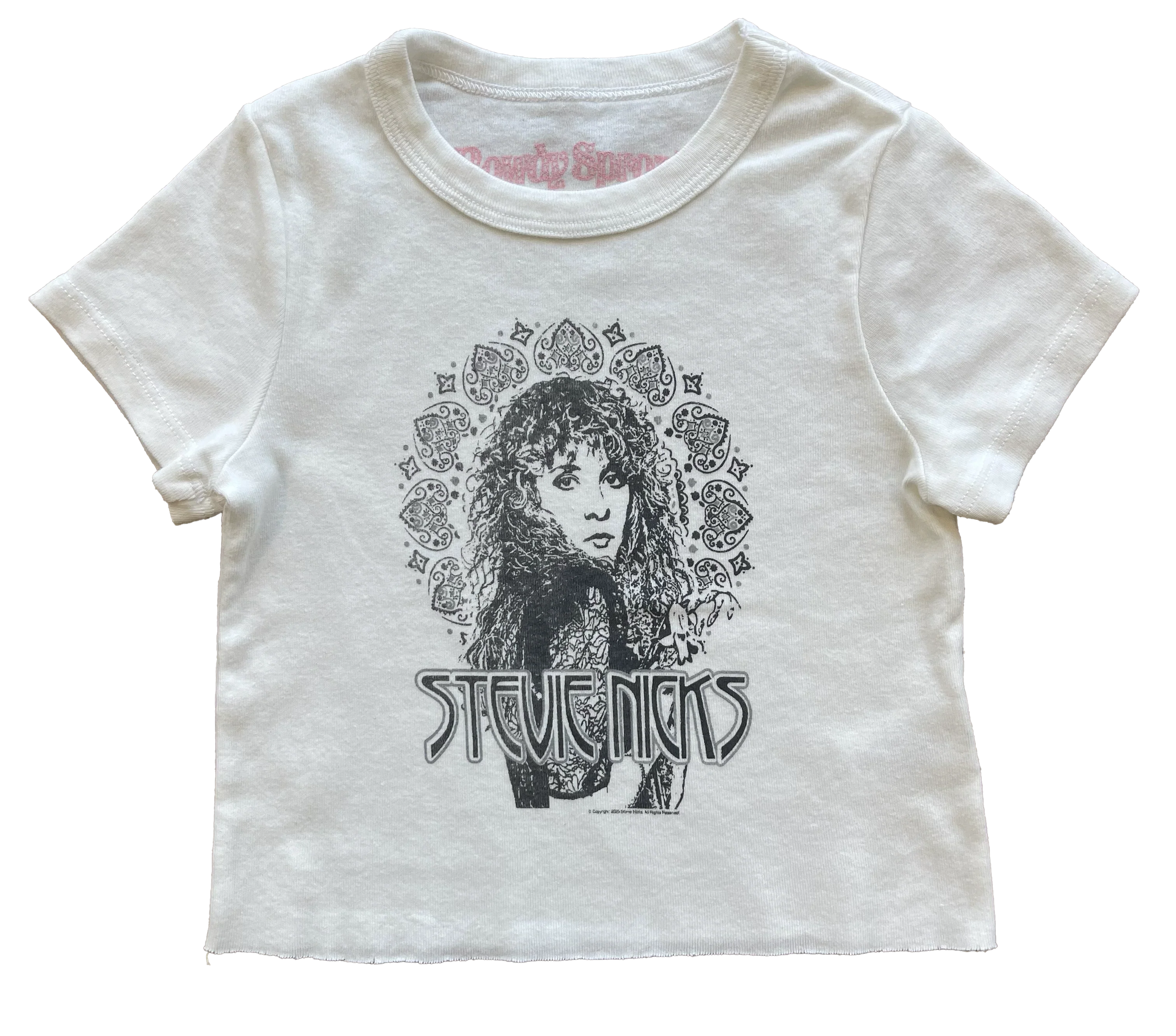 Stevie Nicks Gypsy Fitted Tee - Vintage White - Twinkle Twinkle Little One