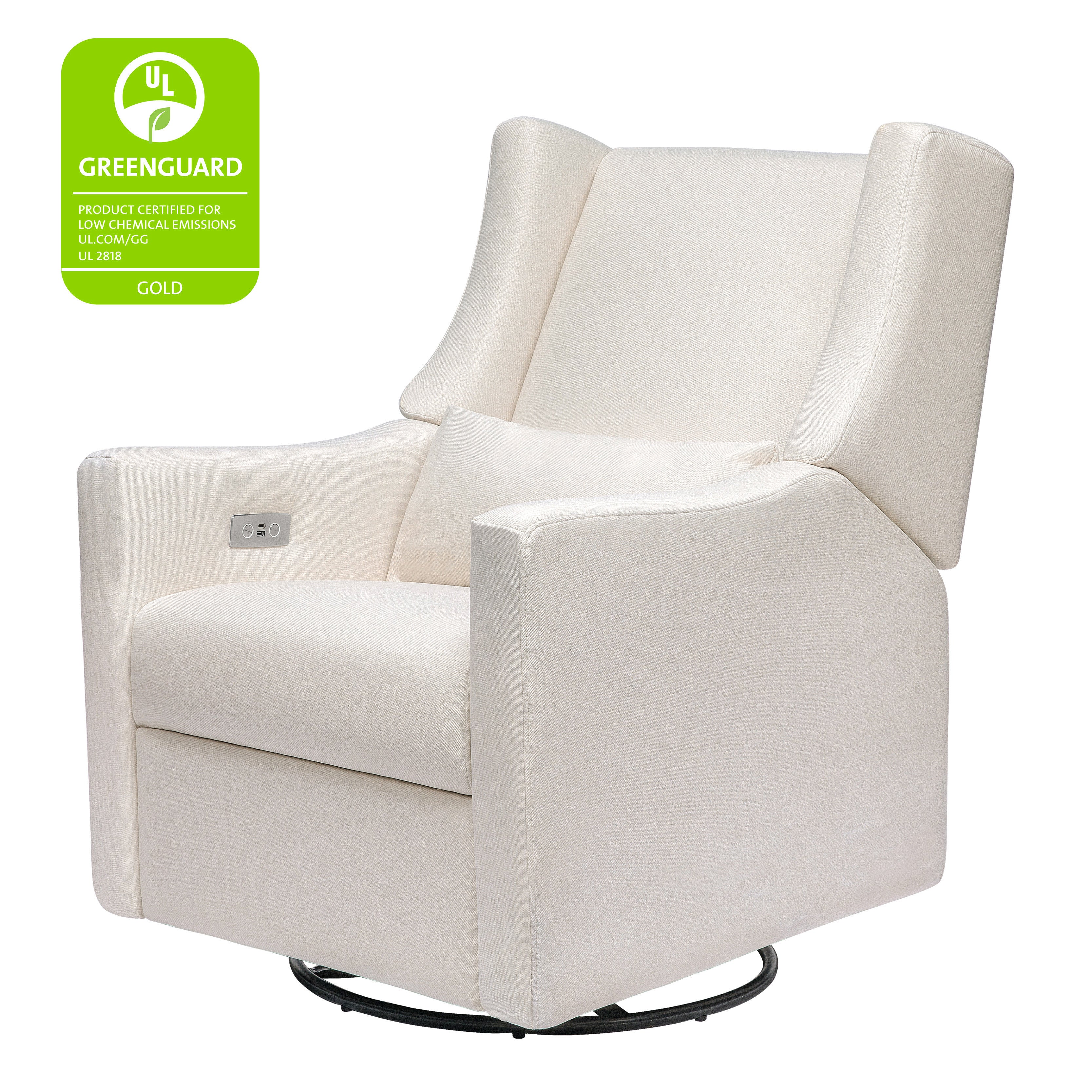 Babyletto Kiwi Electronic Recliner and Swivel Glider with USB port