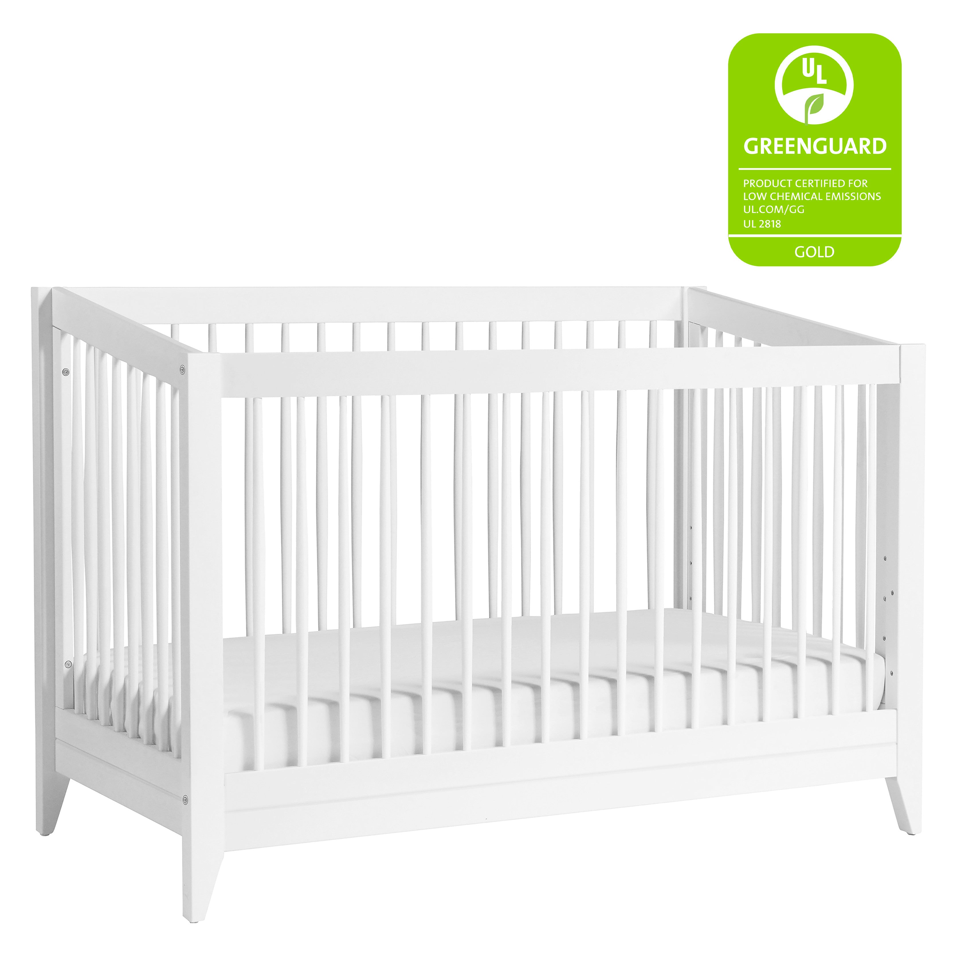 Babyletto Sprout 4-in-1 Convertible Crib with Toddler Bed Conversion Kit