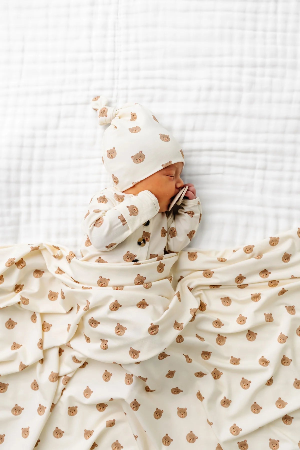 Lou Lou & Company Teddy Knotted Gown - Twinkle Twinkle Little One