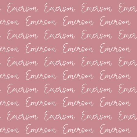 Sugar + Maple Personalized Towel | Repeating Name - Twinkle Twinkle Little One