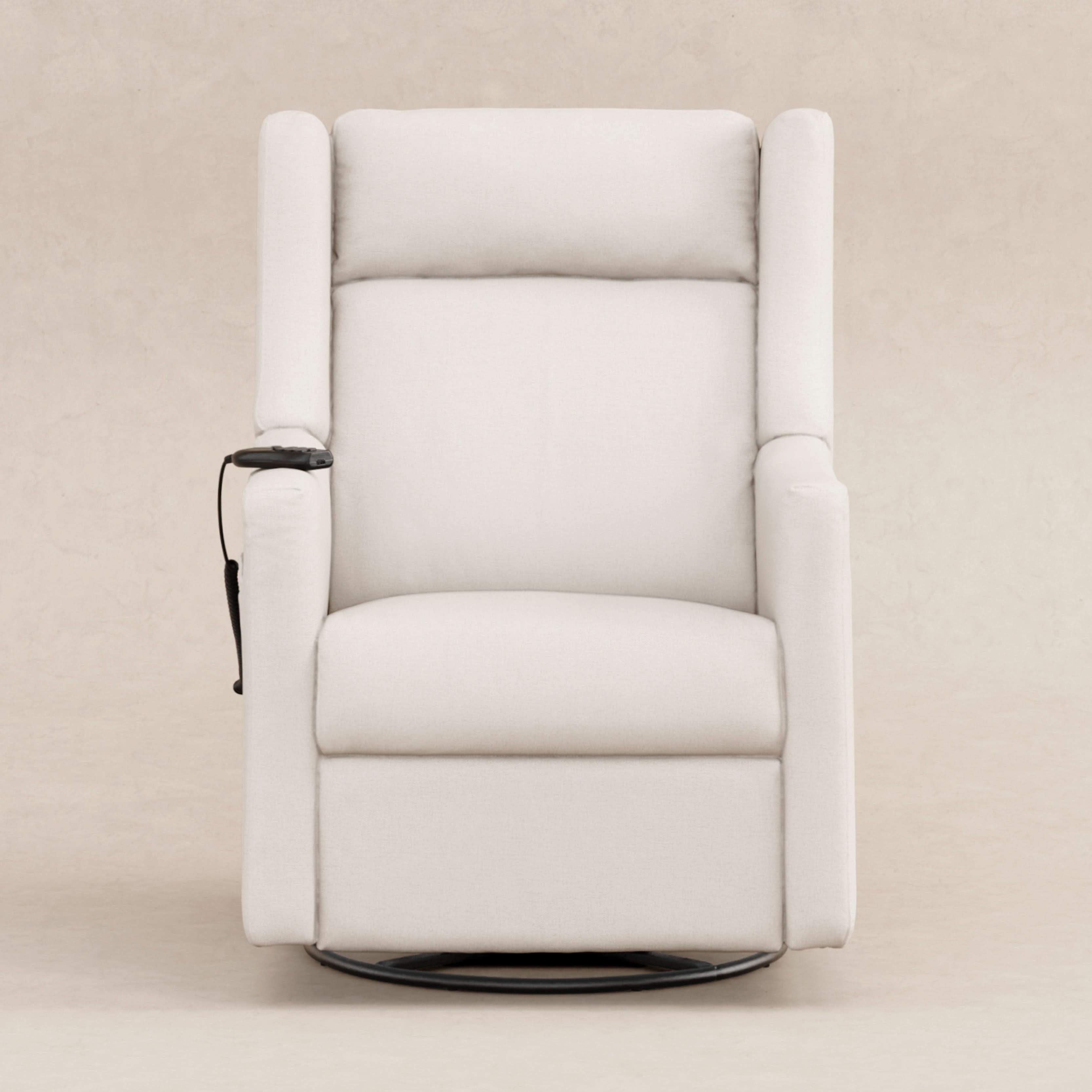 Babyletto Kiwi Deluxe Power Recliner & Swivel Glider with Heat and Massage