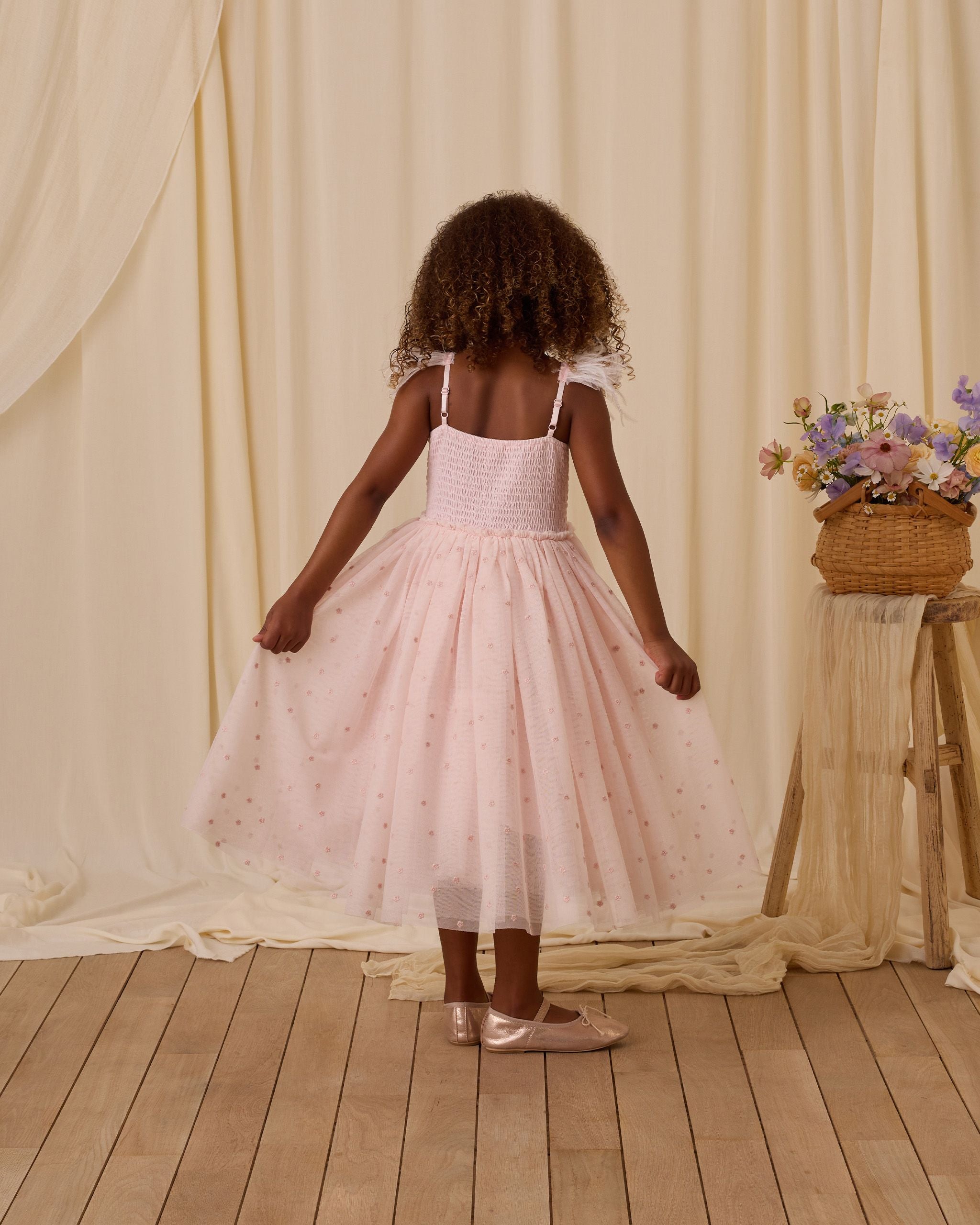 Poppy Dress - Blush - Twinkle Twinkle Little One