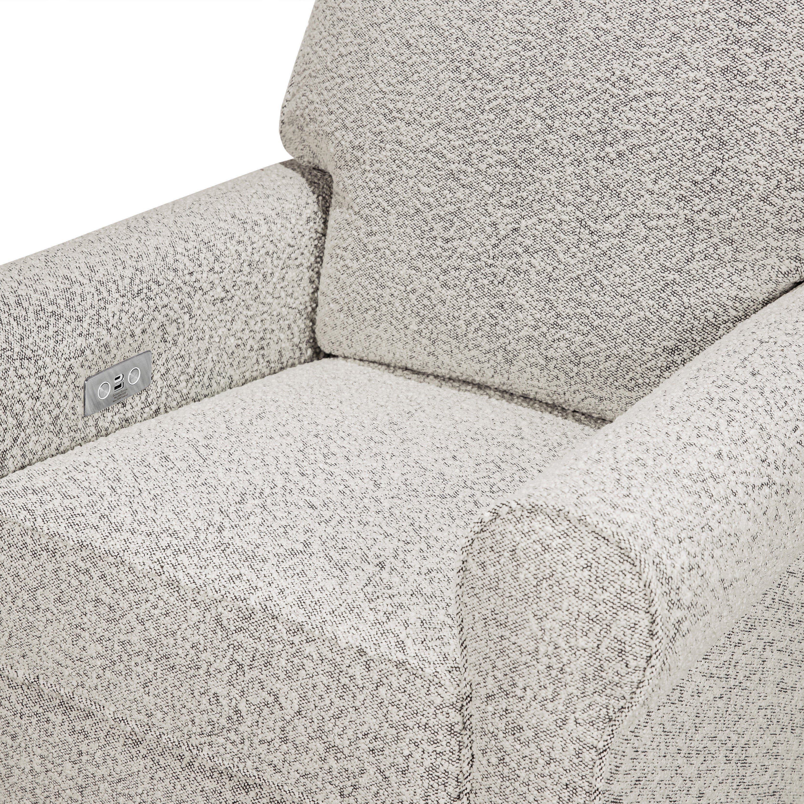 Monogram by Namesake Monroe Power Recliner and Swivel Glider in Boucle - Twinkle Twinkle Little One