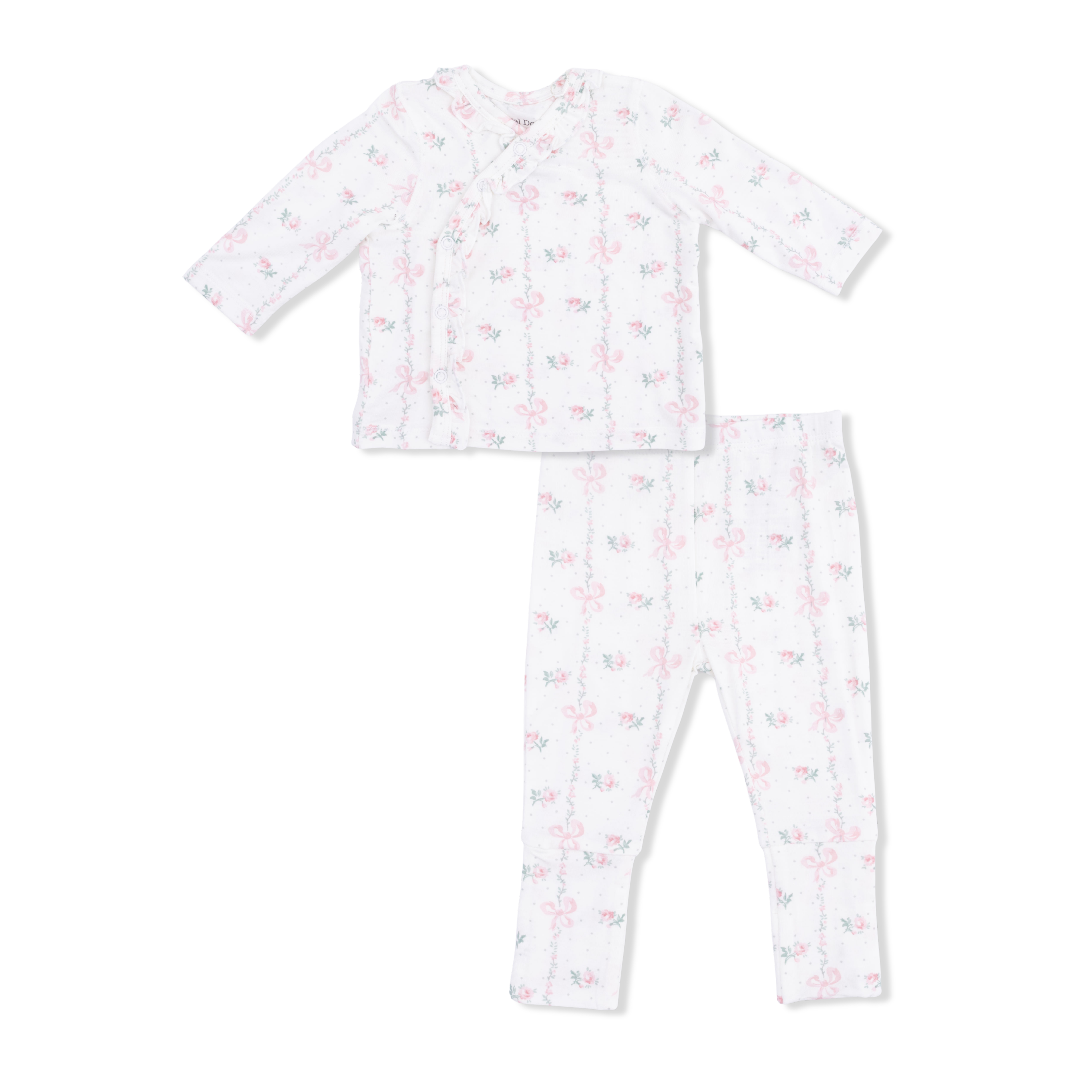 Dainty Buds And Bows Take Me Home Set With Convertible Pant