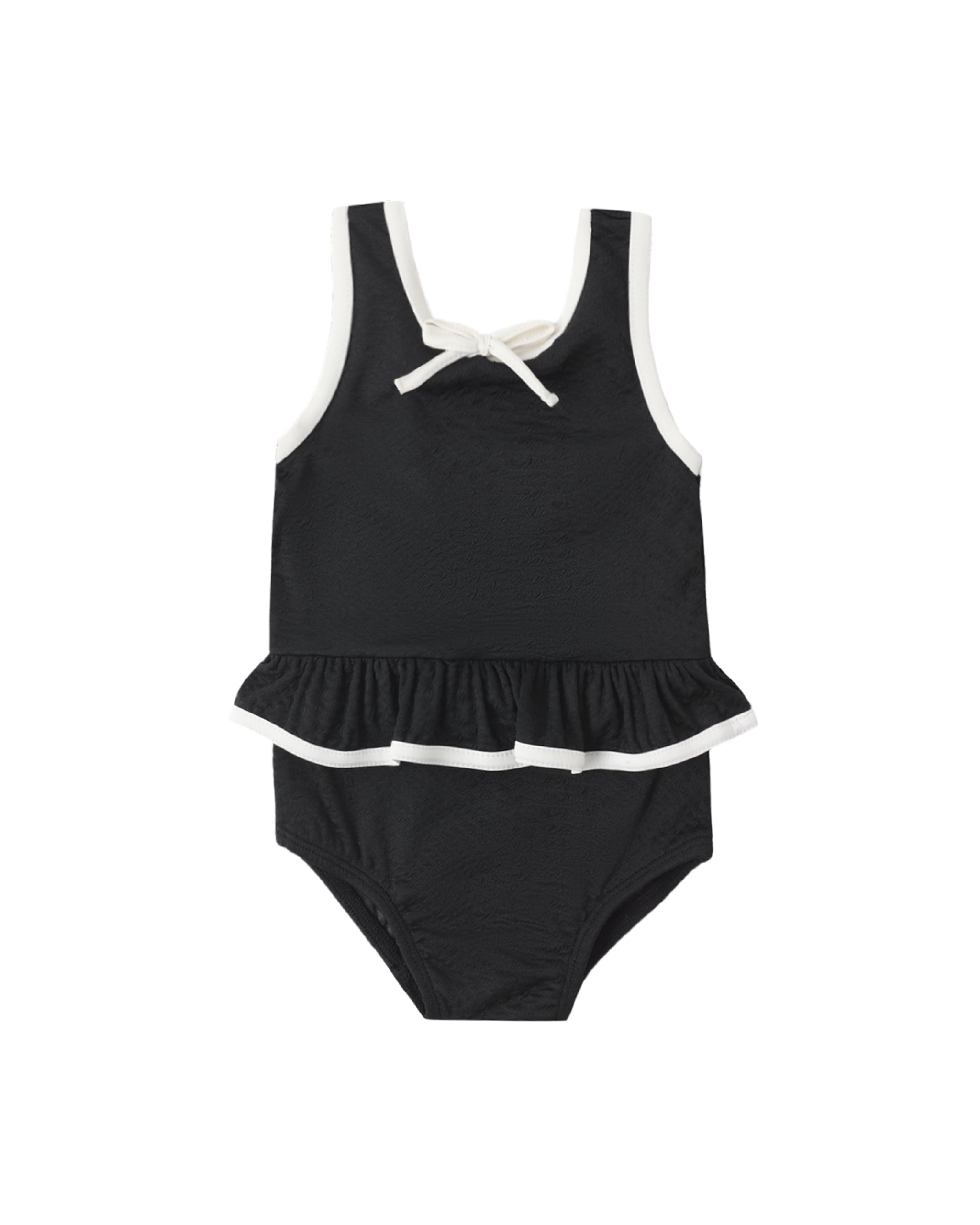 Rylee + Cru Skirted One-Piece || Black