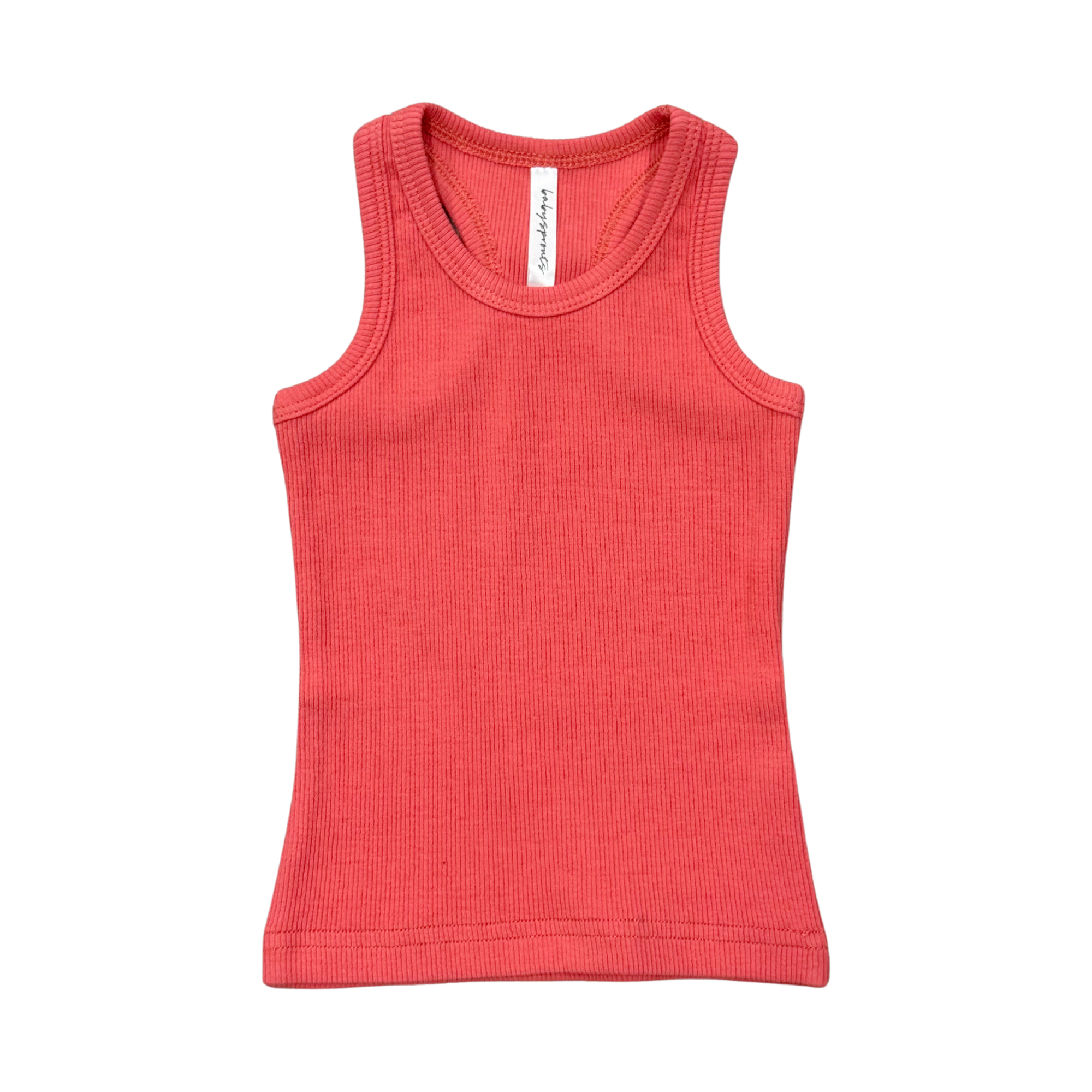 Ribbed Tank - Cherry Pink