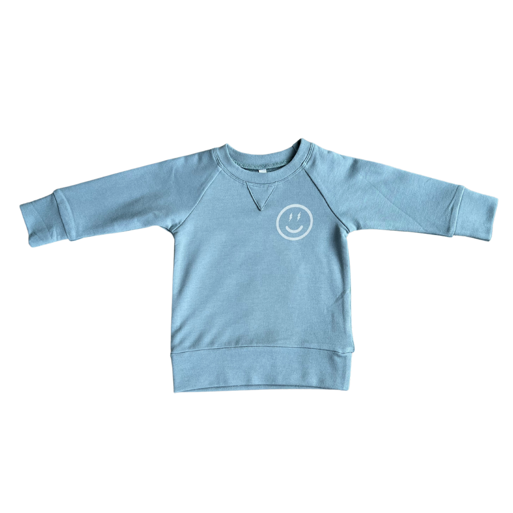 Smile Raglan Sweatshirt & Jogger Set - Storm - Twinkle Twinkle Little One