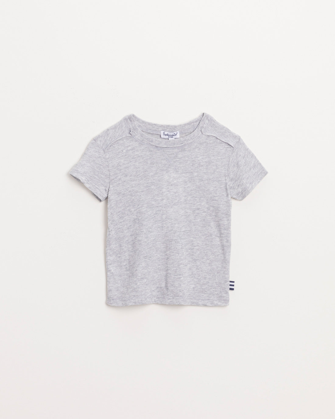 Heather Grey Short Sleeve Pullover Tee - Twinkle Twinkle Little One