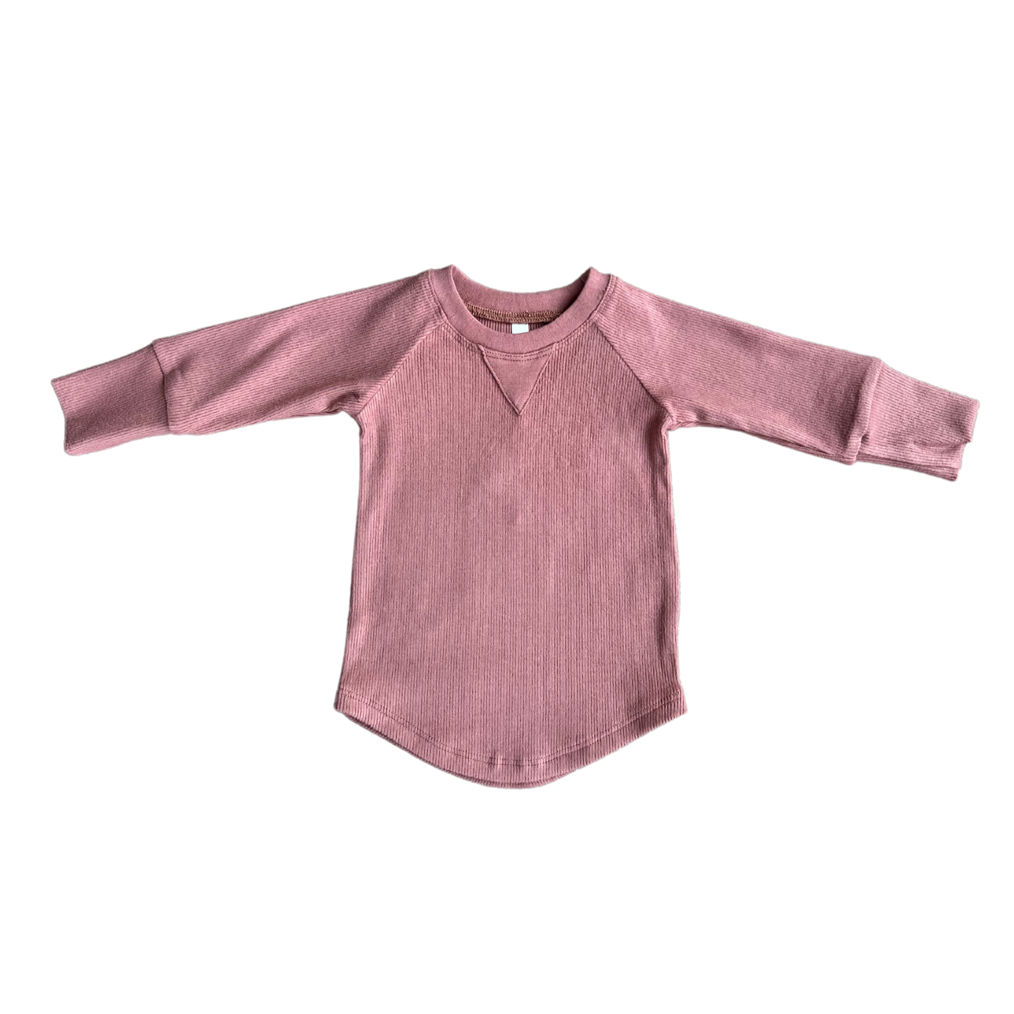 Ribbed Raglan & Legging Set - Pale Brick - Twinkle Twinkle Little One