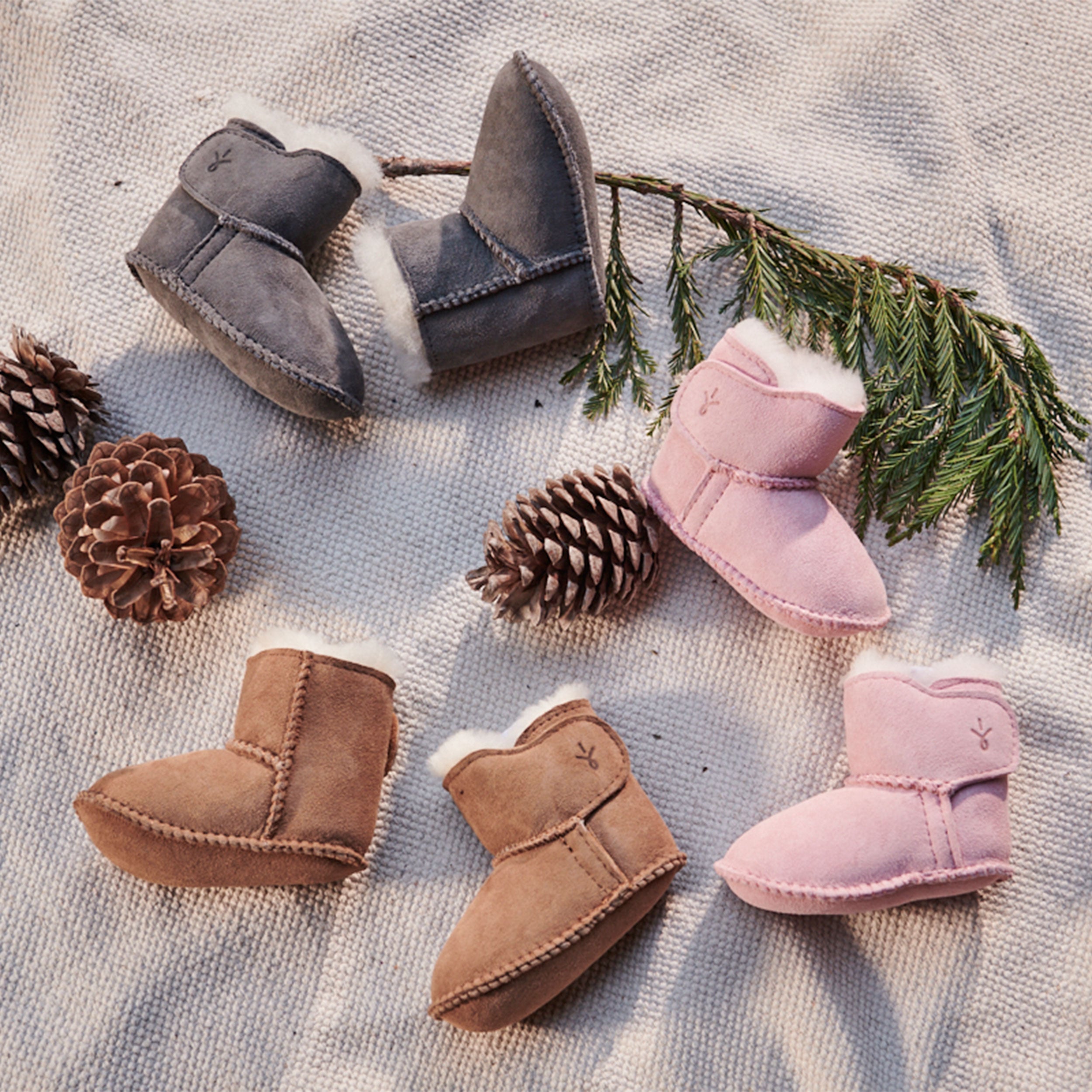 EMU Australia Baby Bootie - Baby Pink - Twinkle Twinkle Little One